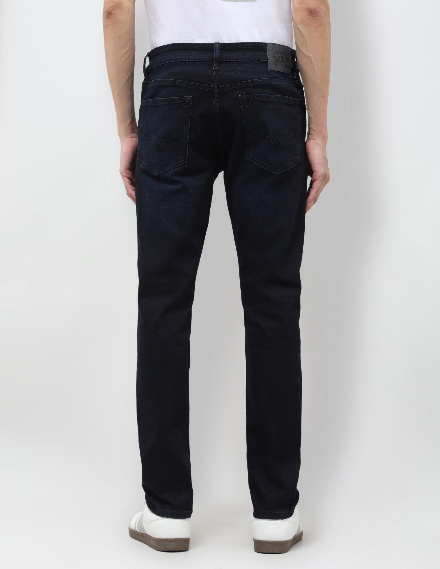 Brandon Slim Tapered Fit Blue Jeans Indigo - U.S. POLO ASSN. | Large