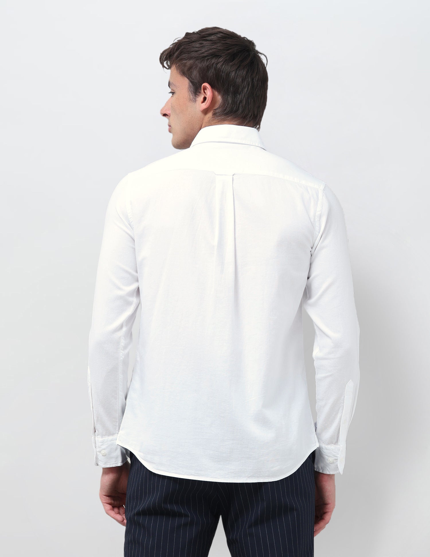 Solid Tailored Fit Shirt White - U.S. Polo Assn. India | Large