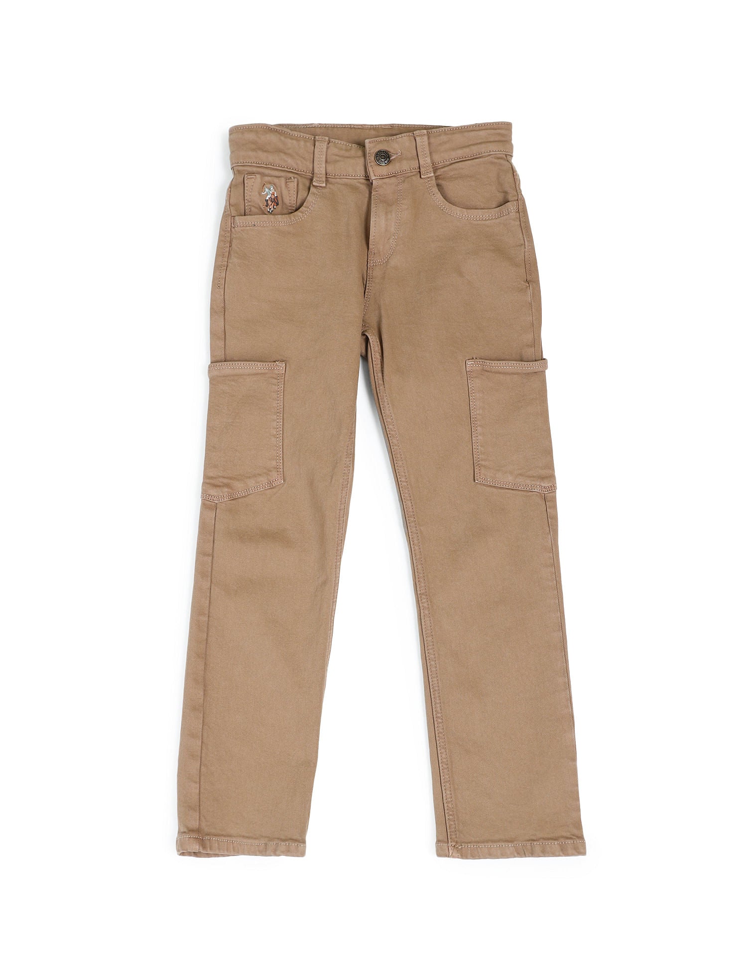 Slim Fit Rinsed Cargo Jeans Grey - U.S. POLO ASSN. | Large