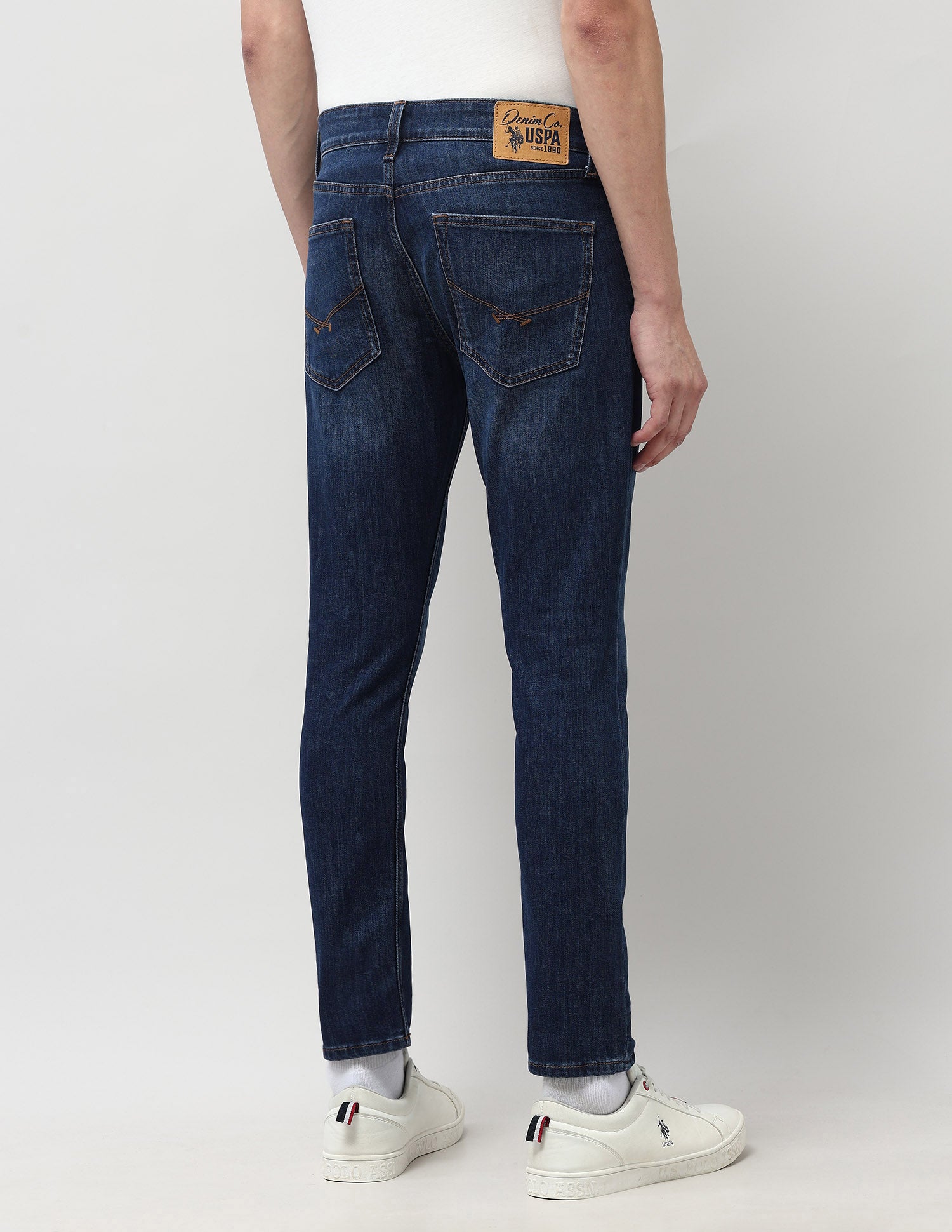 Henry Tapered Fit Blue Jeans Dark Blue - U.S. POLO ASSN. | Large