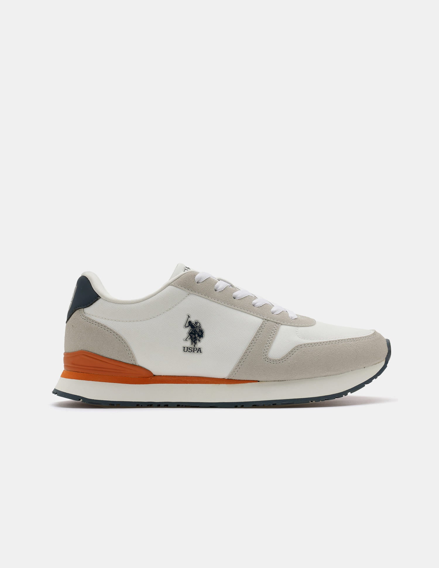 Men Tregon 2.0 Colourblocked Sneakers Off White - U.S. Polo Assn. India | Large