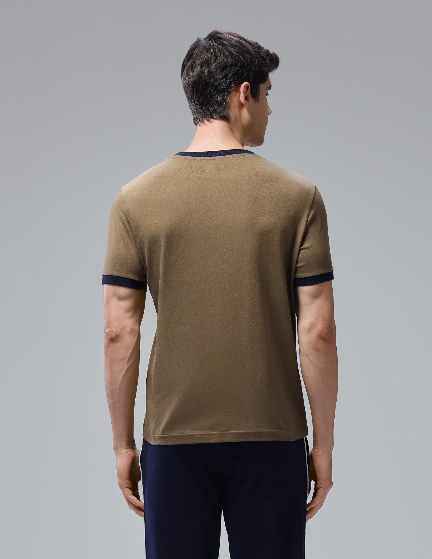 Brand Printed Regular Fit Loungewear T-Shirt Butternut - U.S. Polo Assn. India | Large