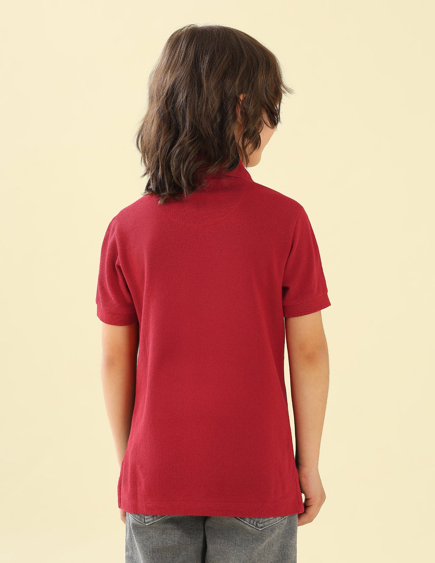 Vertical Striped Regular Fit Polo Shirt Red - U.S. Polo Assn. India | Large