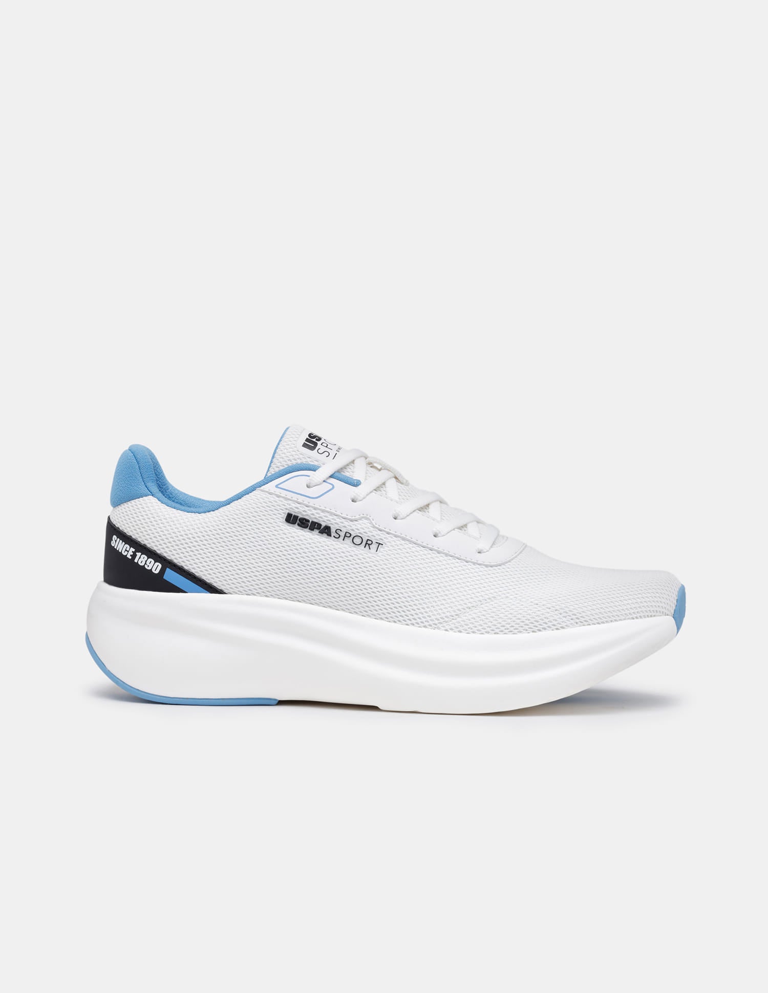Men White Ryder Uspa Sport Sneakers White - U.S. Polo Assn. India | Large