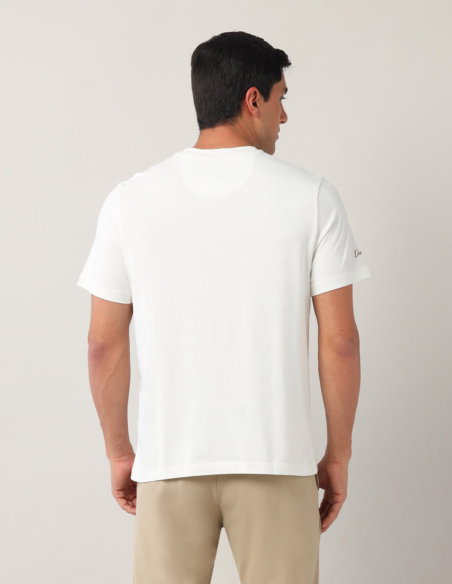 Pure Cotton Americana T-Shirt Ivory - U.S. Polo Assn. India | Large