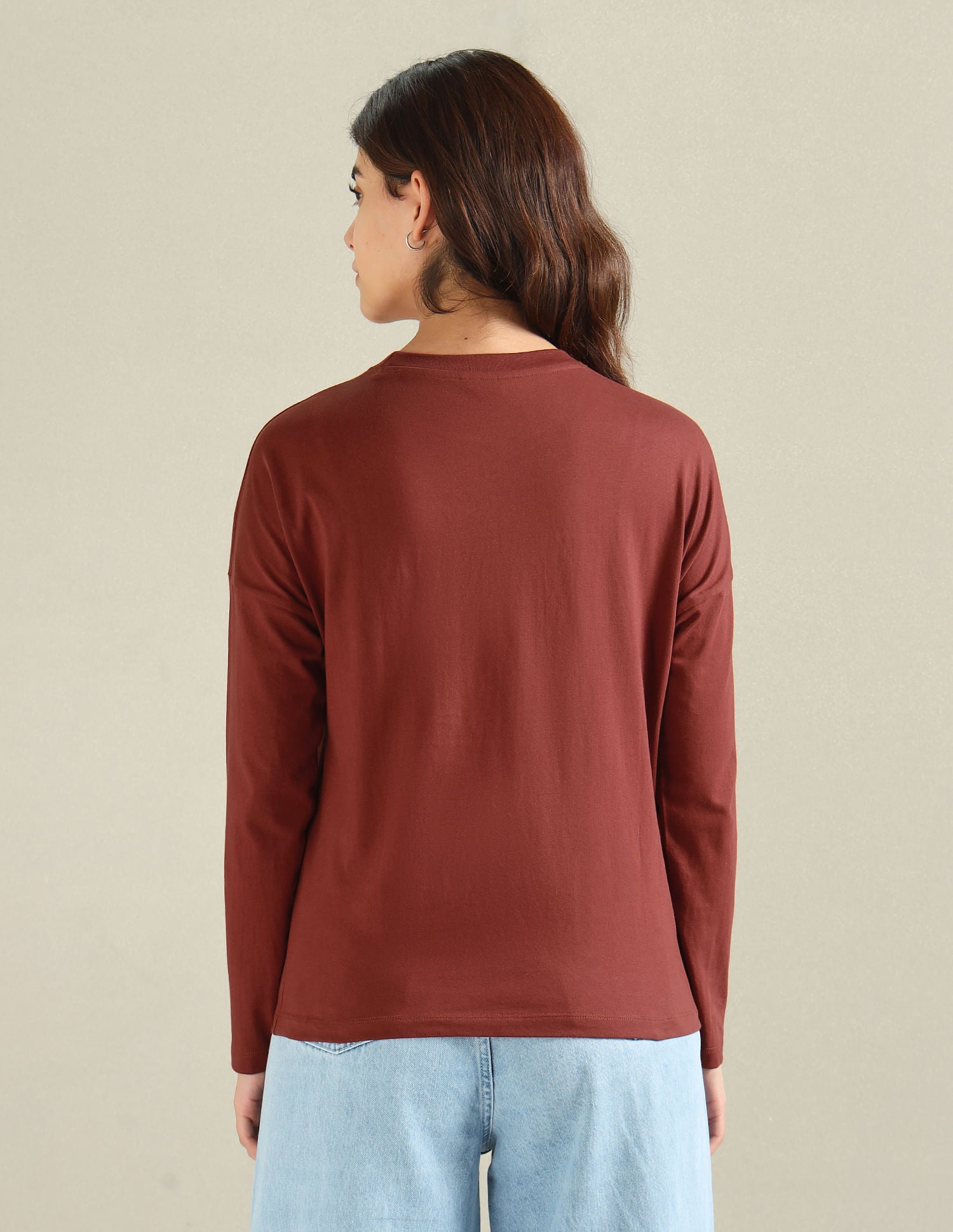 Pure Cotton Embellished T-Shirt Rust - U.S. POLO ASSN. | Large