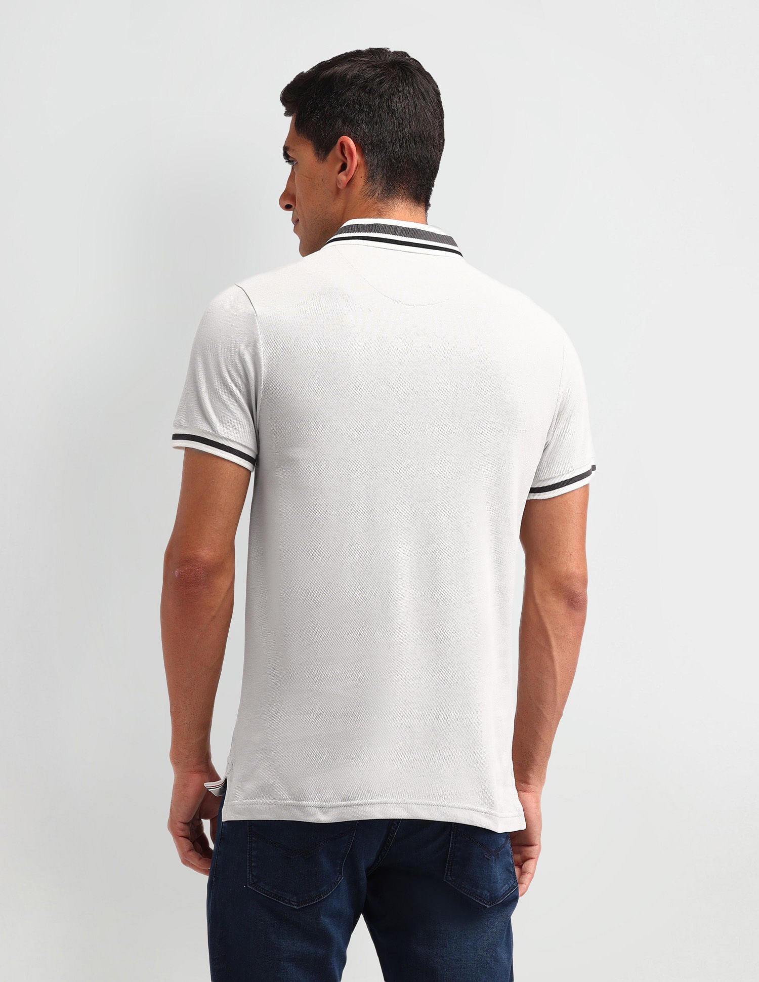 Outdoor Muscle Fit Solid Polo Shirt Light Grey - U.S. POLO ASSN. | Large