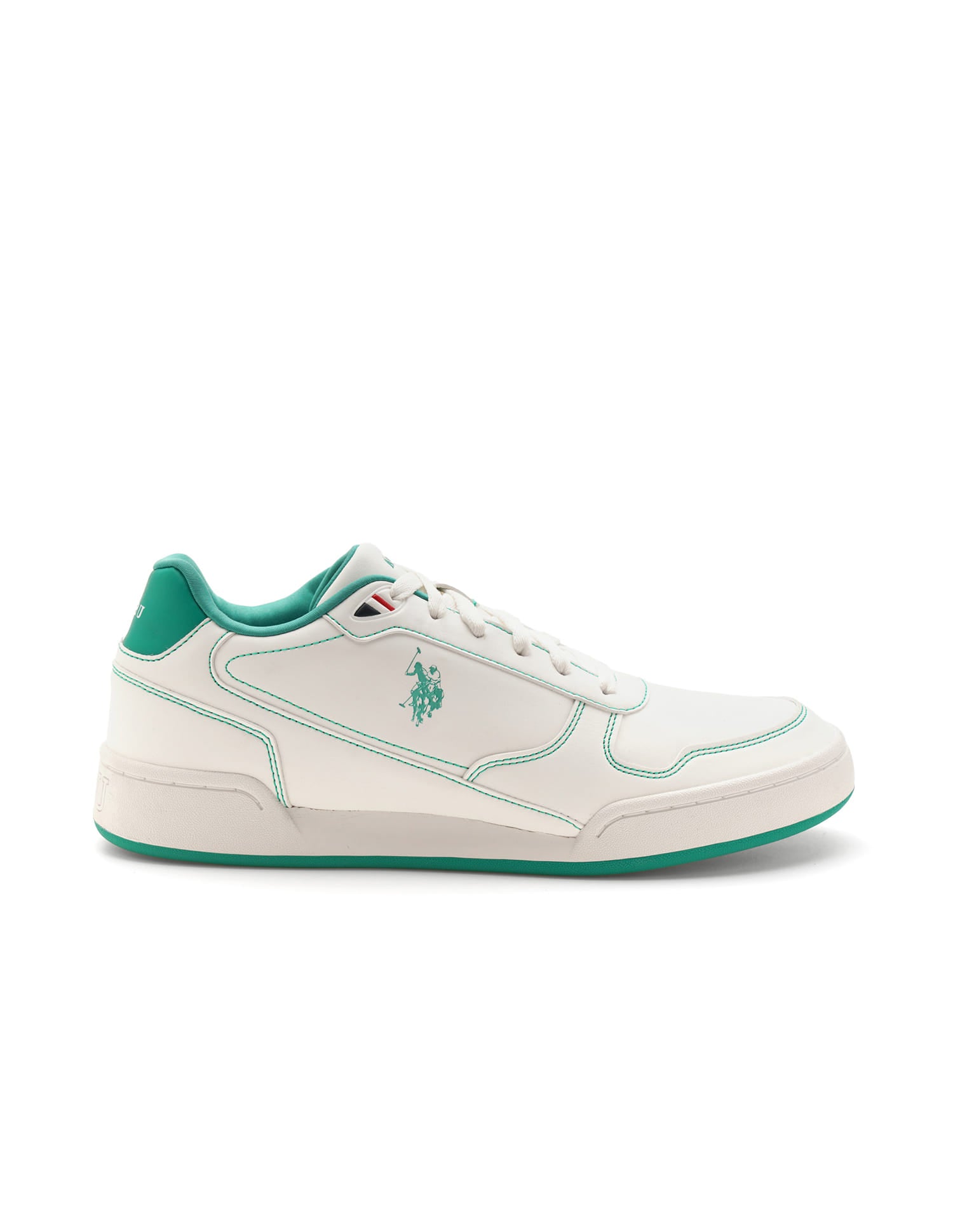 Men Valentin Solid Sneaker Off White - U.S. Polo Assn. India | Large