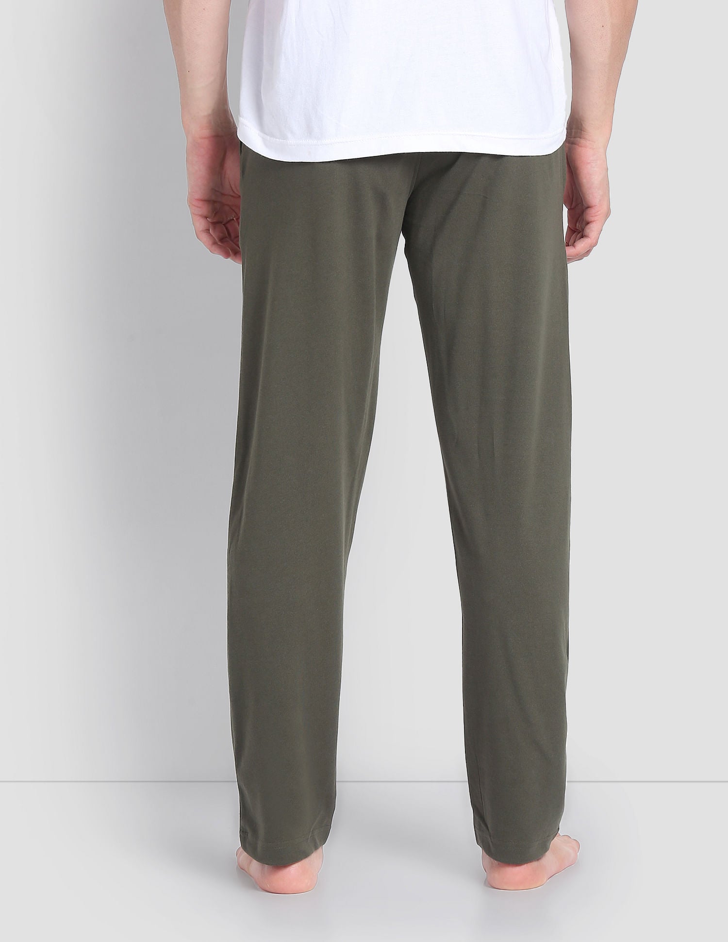 Mid Rise LR004 Lounge Track Pants - Pack Of 1 Olive - U.S. POLO ASSN. | Large