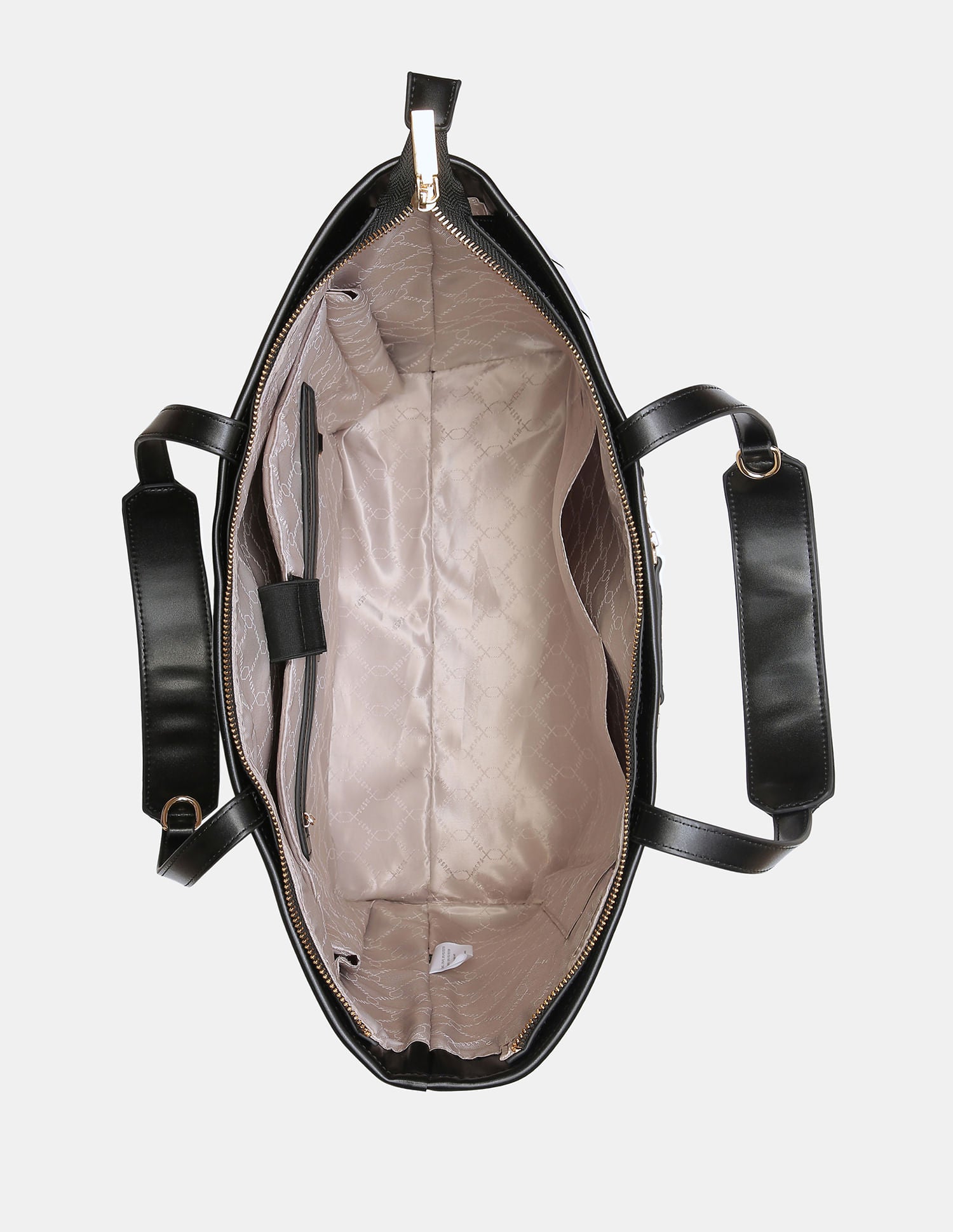 Women Bunny Striped Office Tote bag Off White - U.S. POLO ASSN. | Large