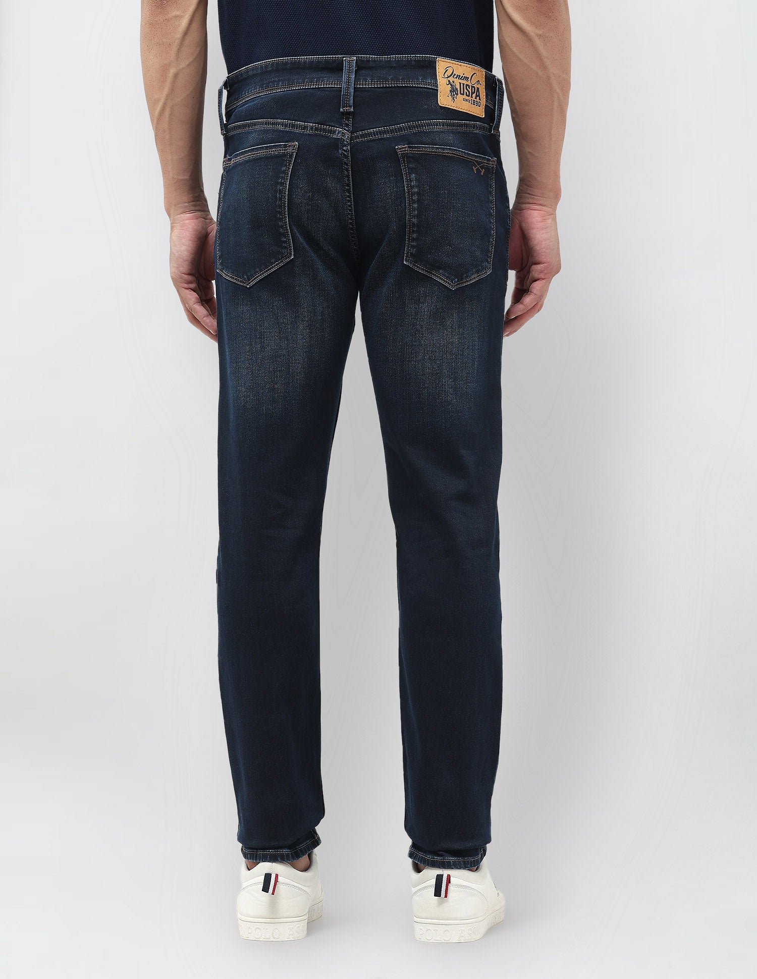 Regallo Skinny Fit Blue Jeans Med Blue - U.S. POLO ASSN. | Large