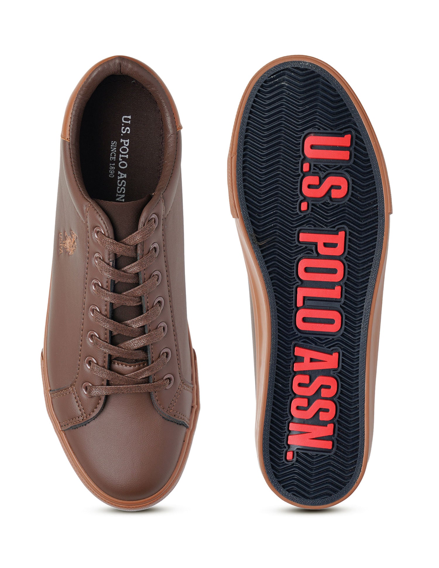 Men Panelled Madryn 2.0 Sneakers Brown - U.S. POLO ASSN. | Large