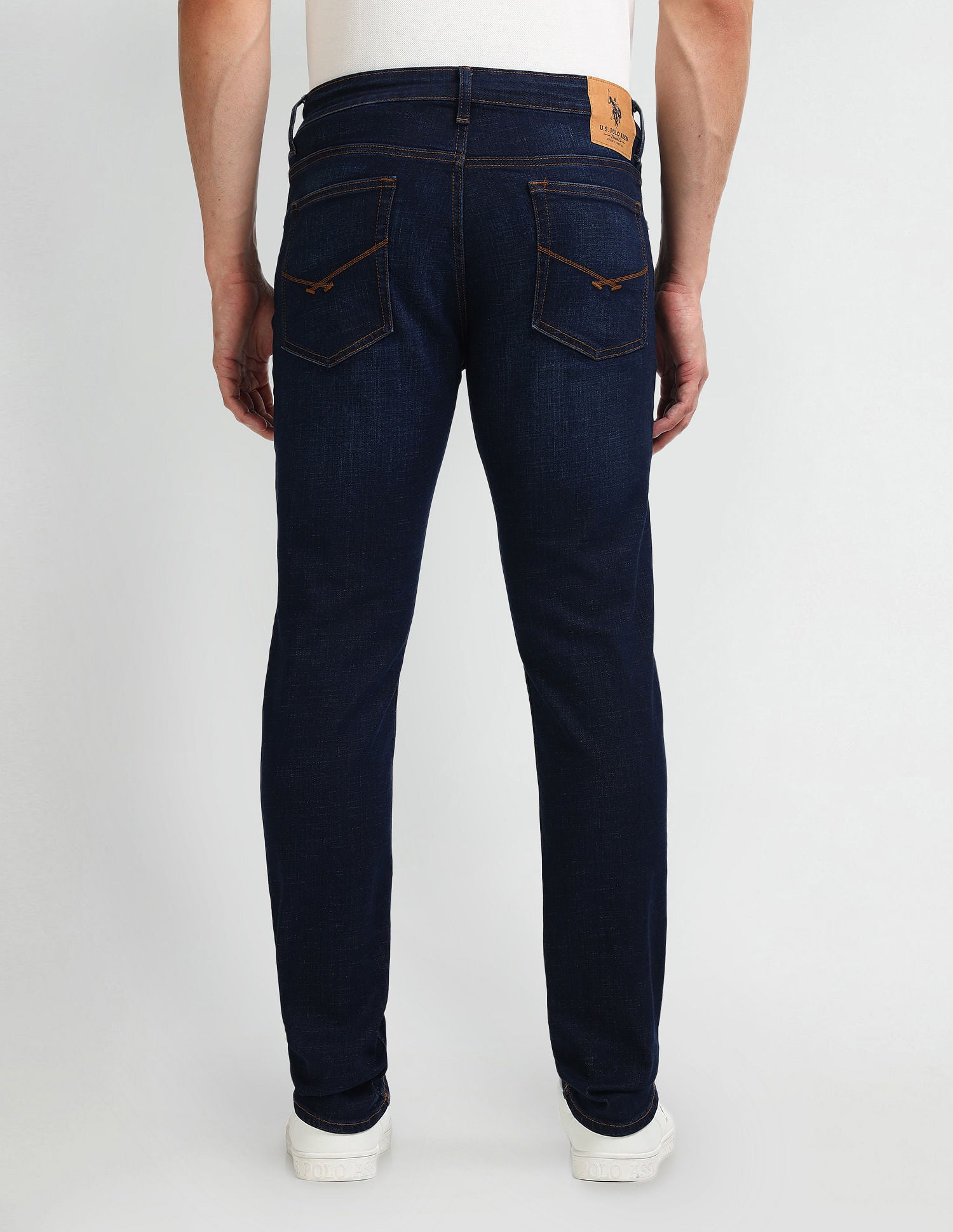 Brandon Slim Tapered Blue Jeans Blue - U.S. Polo Assn. India | Large