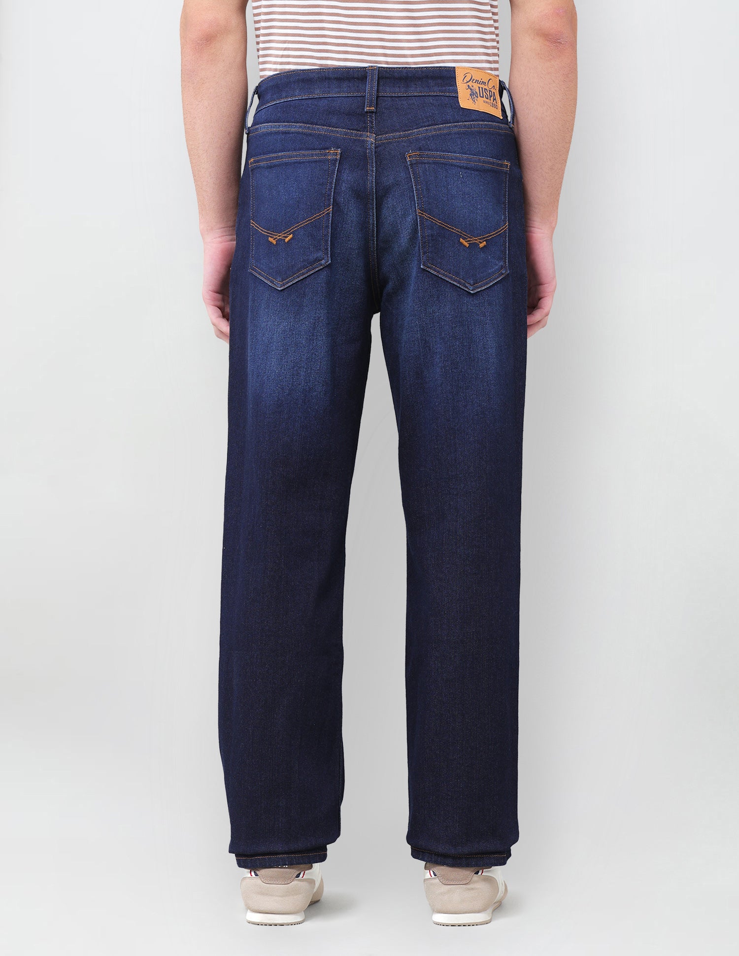 Shawn Relaxed Fit Blue Jeans Dark Blue - U.S. Polo Assn. India | Large