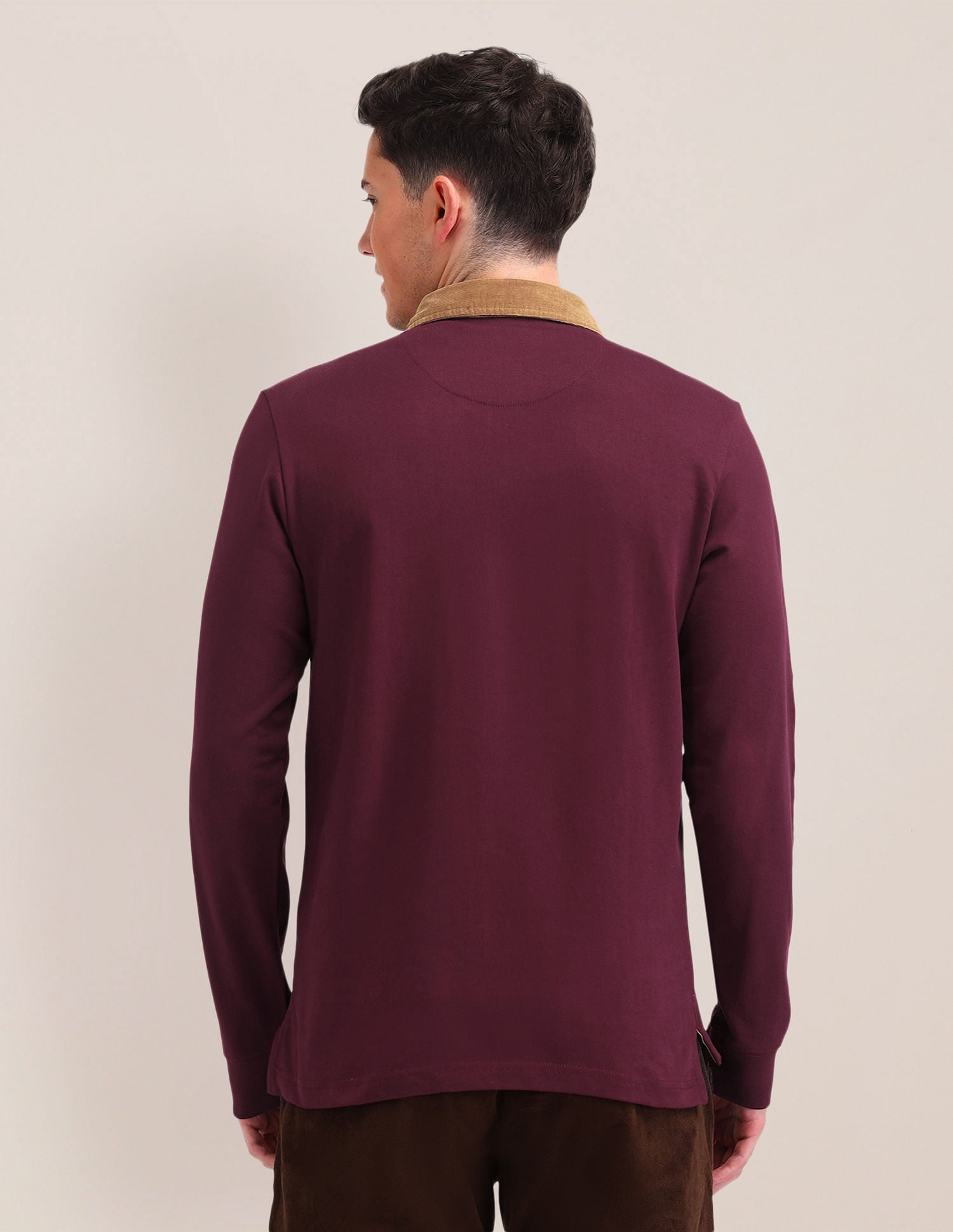 Slim Fit Brand Embroidered Polo Shirt Maroon - U.S. POLO ASSN. | Large