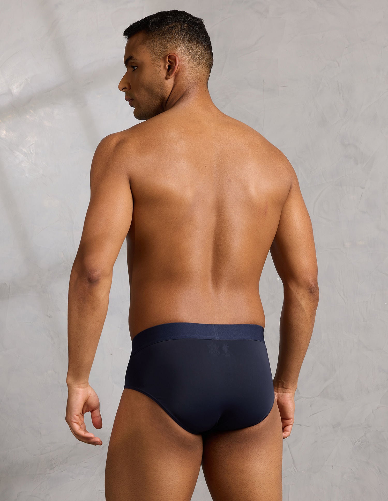 Micro Fibre Sports High Stretch Brief Navy - U.S. POLO ASSN. | Large