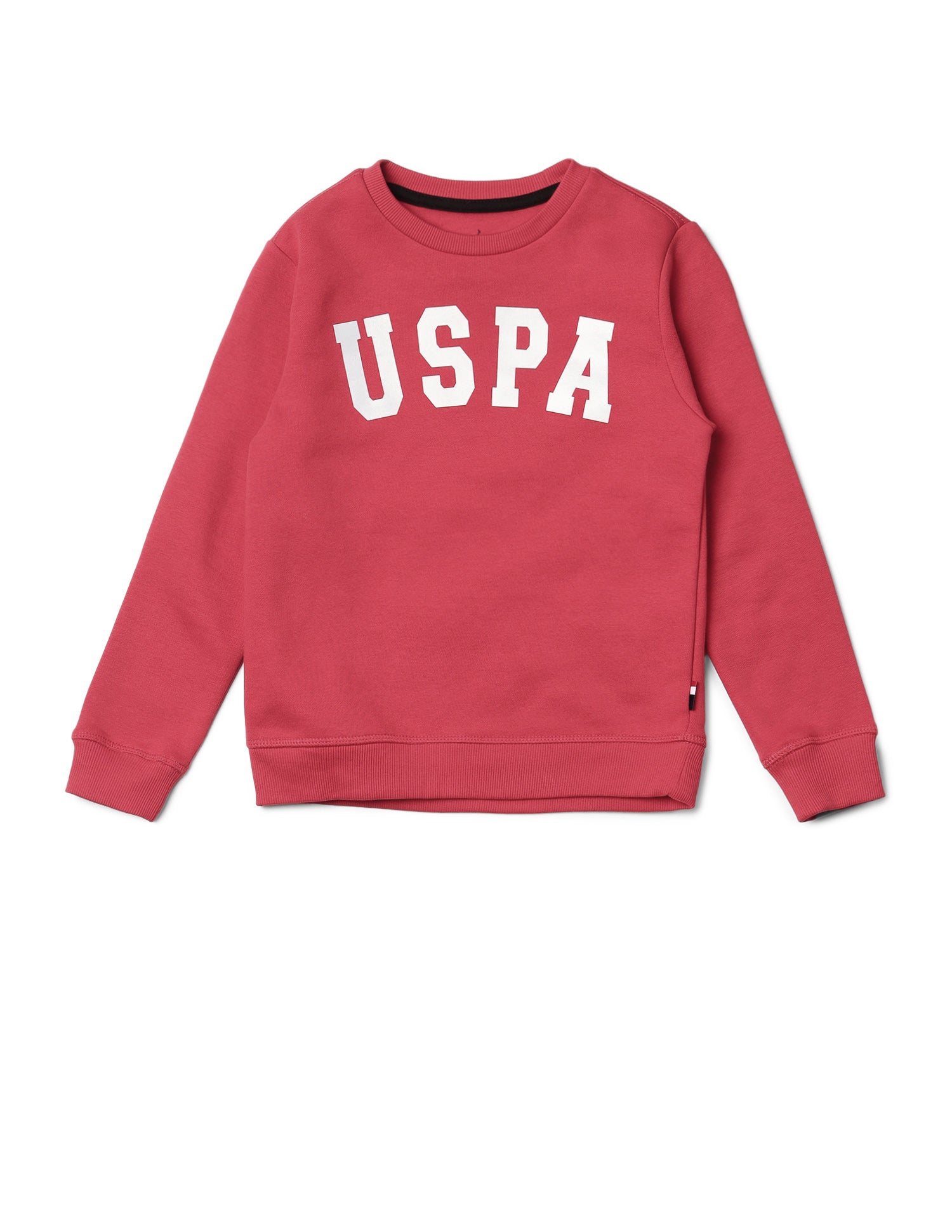 Boys Brand Printed Regular Fit Sweatshirt Red - U.S. POLO ASSN. | Large
