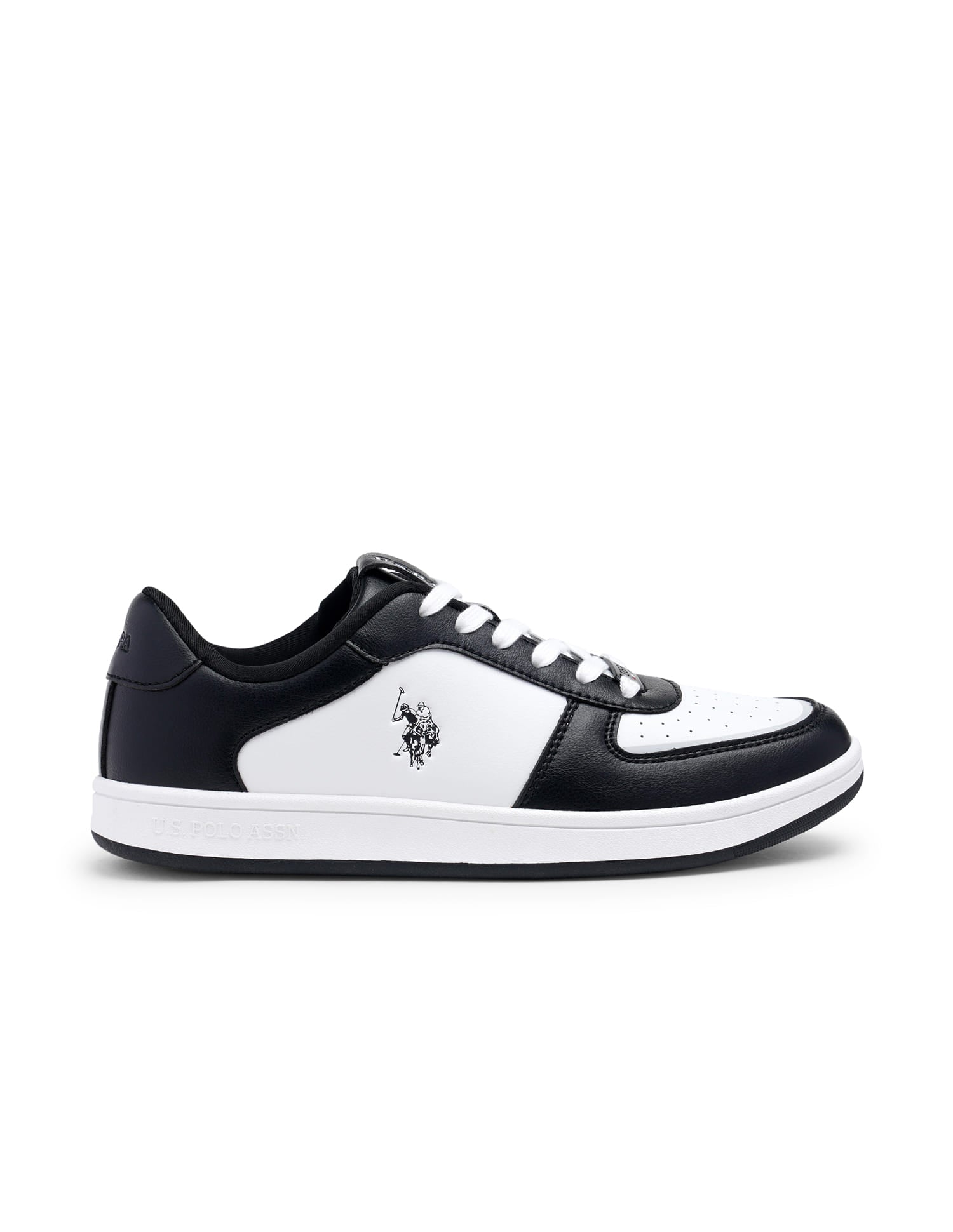 Rein Black Sneakers Shoes Black - U.S. Polo Assn. India | Large