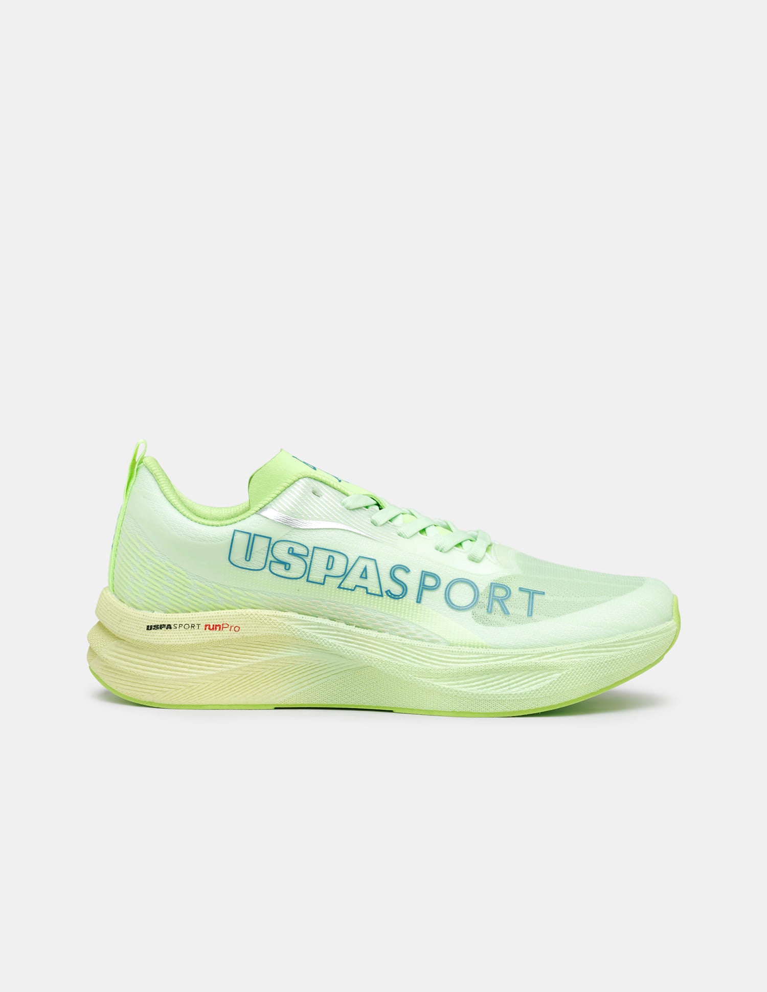 Men Oskar Uspa Sport Running Shoes Green - U.S. Polo Assn. India | Large