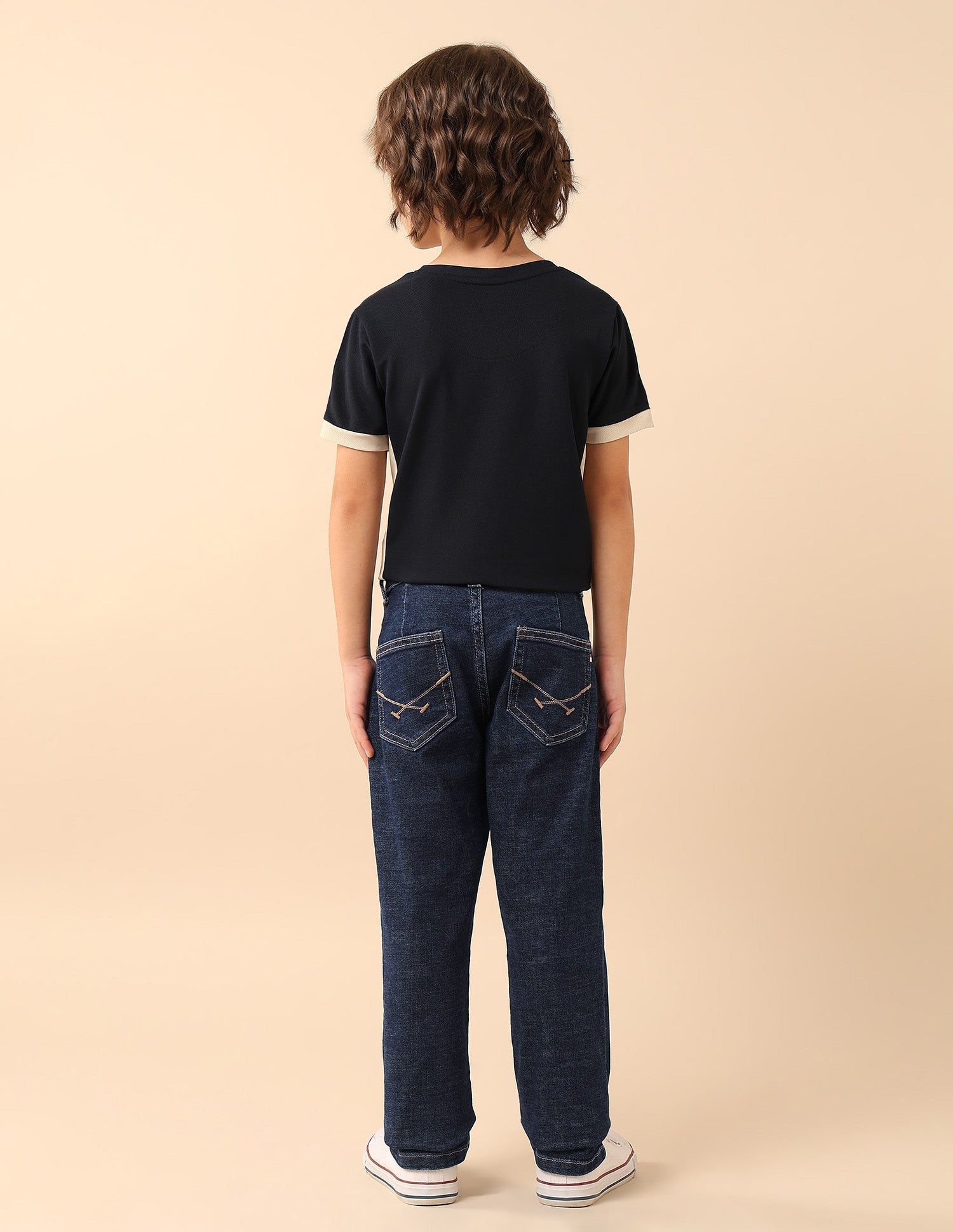 Boys Relaxed Fit Mid Rise Jeans Blue - U.S. POLO ASSN. | Large