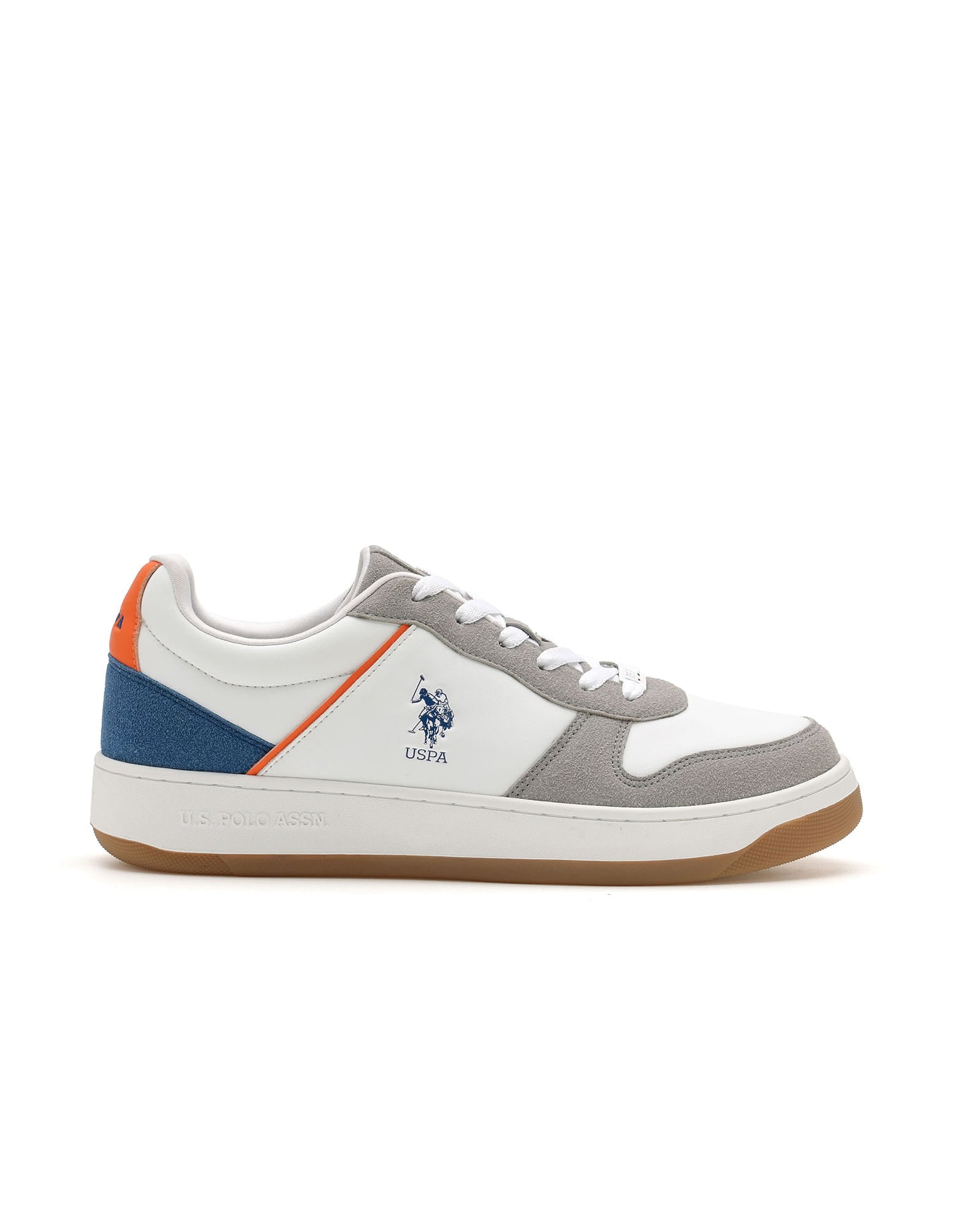 Men Joan Colourblocked Sneakers Off White - U.S. Polo Assn. India | Large