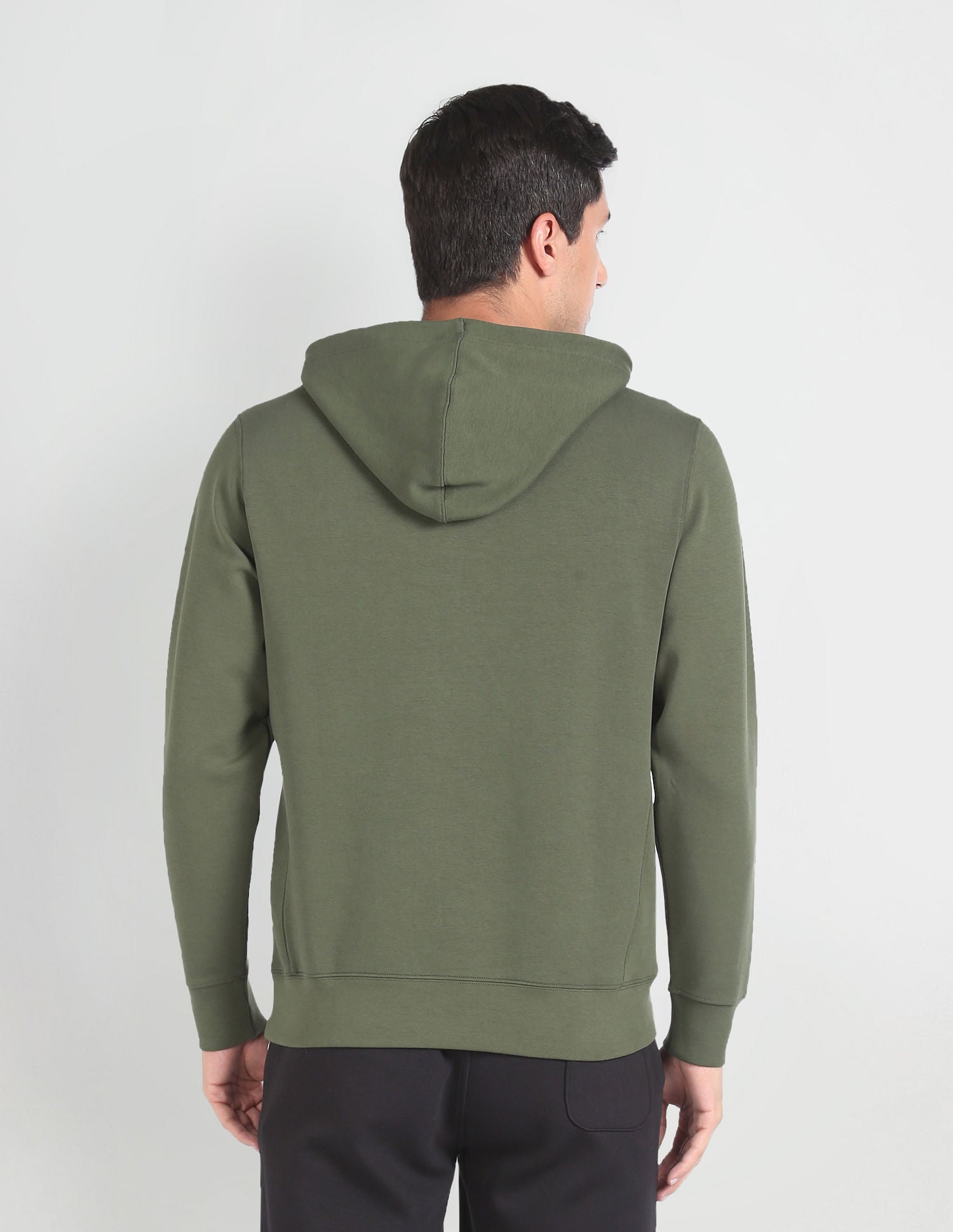 Brand Print Hooded Sweatshirt Olive - U.S. POLO ASSN. | Large