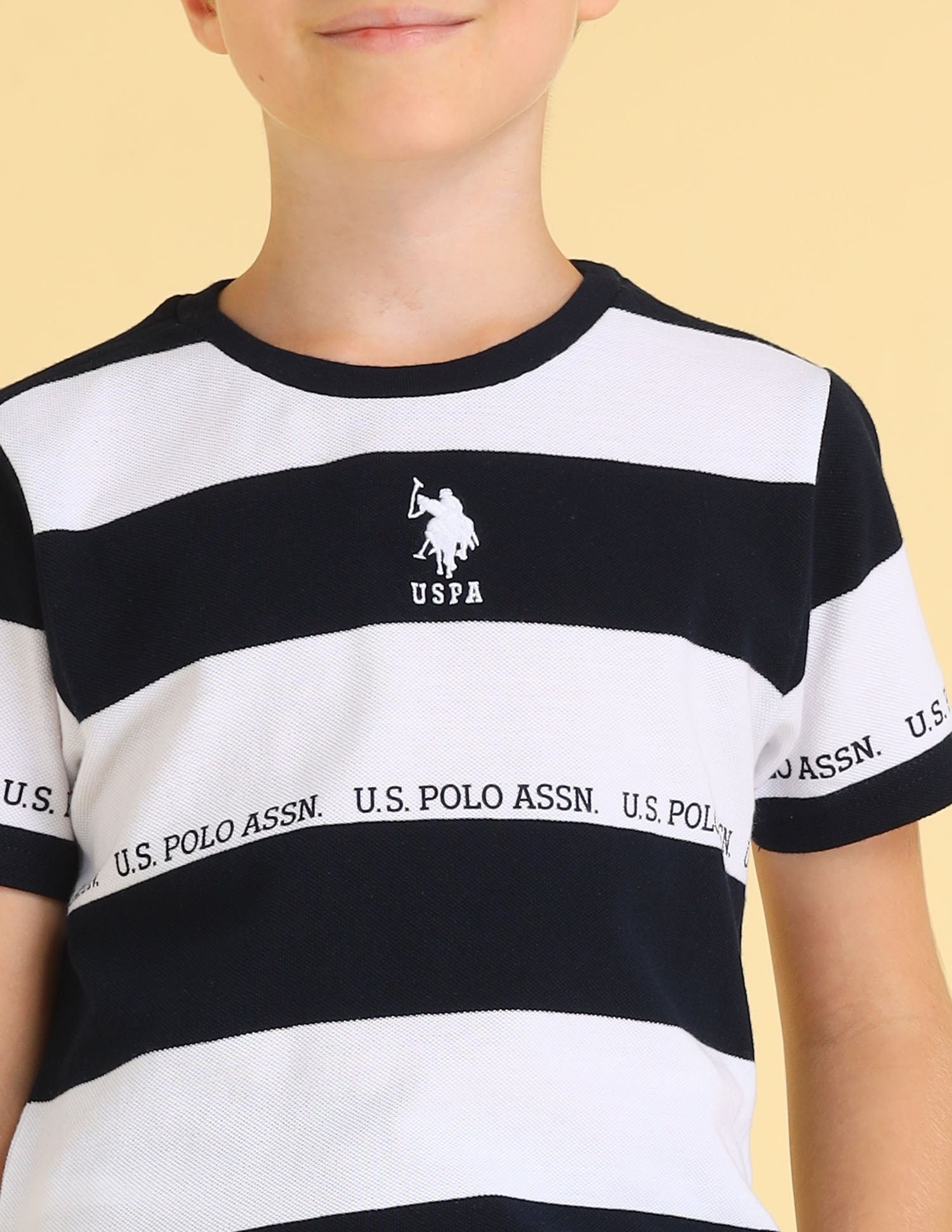UKTSH1599 NAVY Boys T-Shirt Navy - U.S. POLO ASSN. | Large