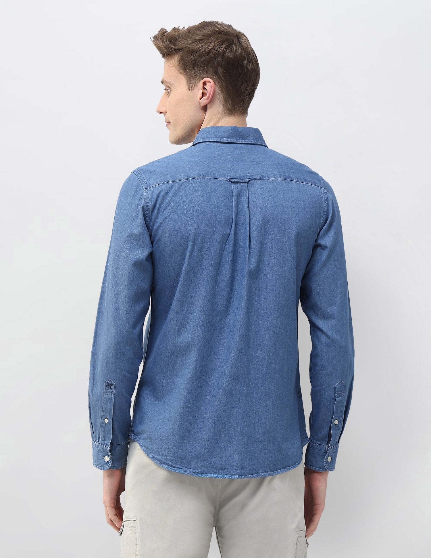 Twill Motel On The Coast Shirt Indigo - U.S. Polo Assn. India | Large