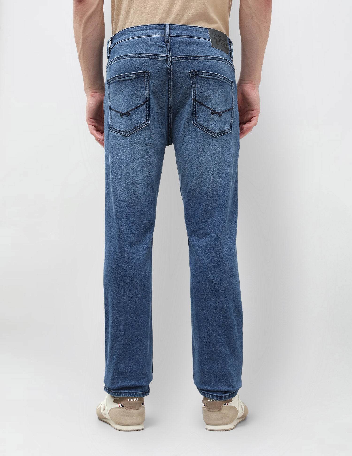 Harold Slim Straight Fit Blue Jeans Indigo - U.S. Polo Assn. India | Large