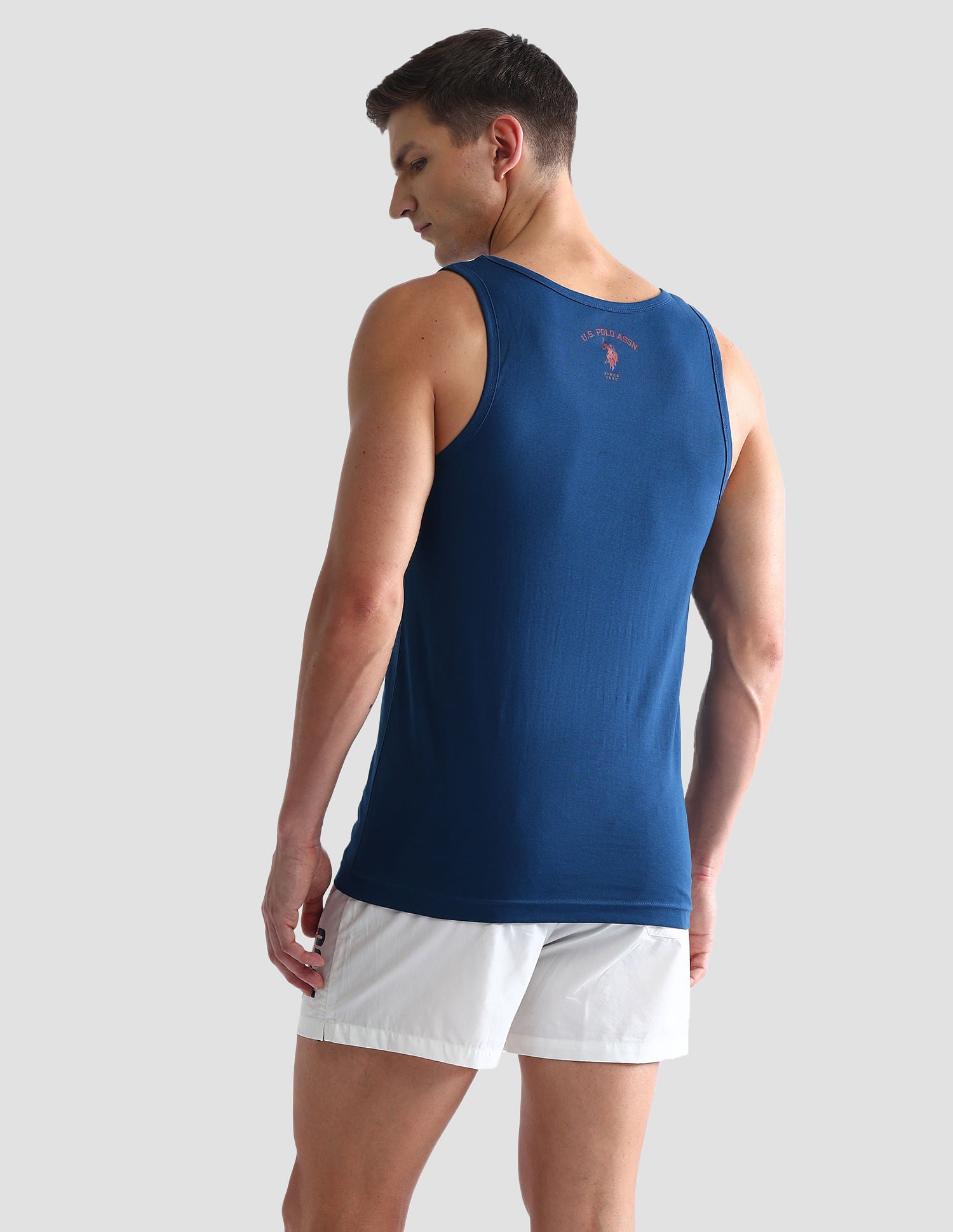 Graphic Print Cotton OEV02 Vest - Pack Of 1 Navy - U.S. POLO ASSN. | Large