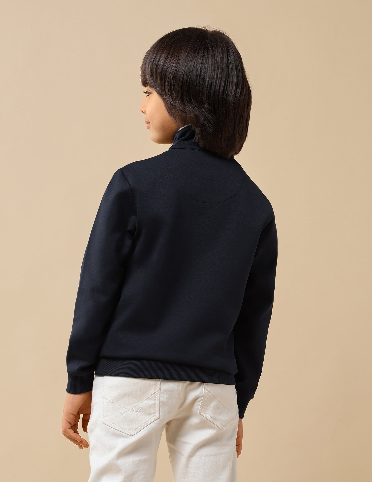 Boys Brand Embroidered Regular Fit Sweatshirt Navy - U.S. POLO ASSN. | Large