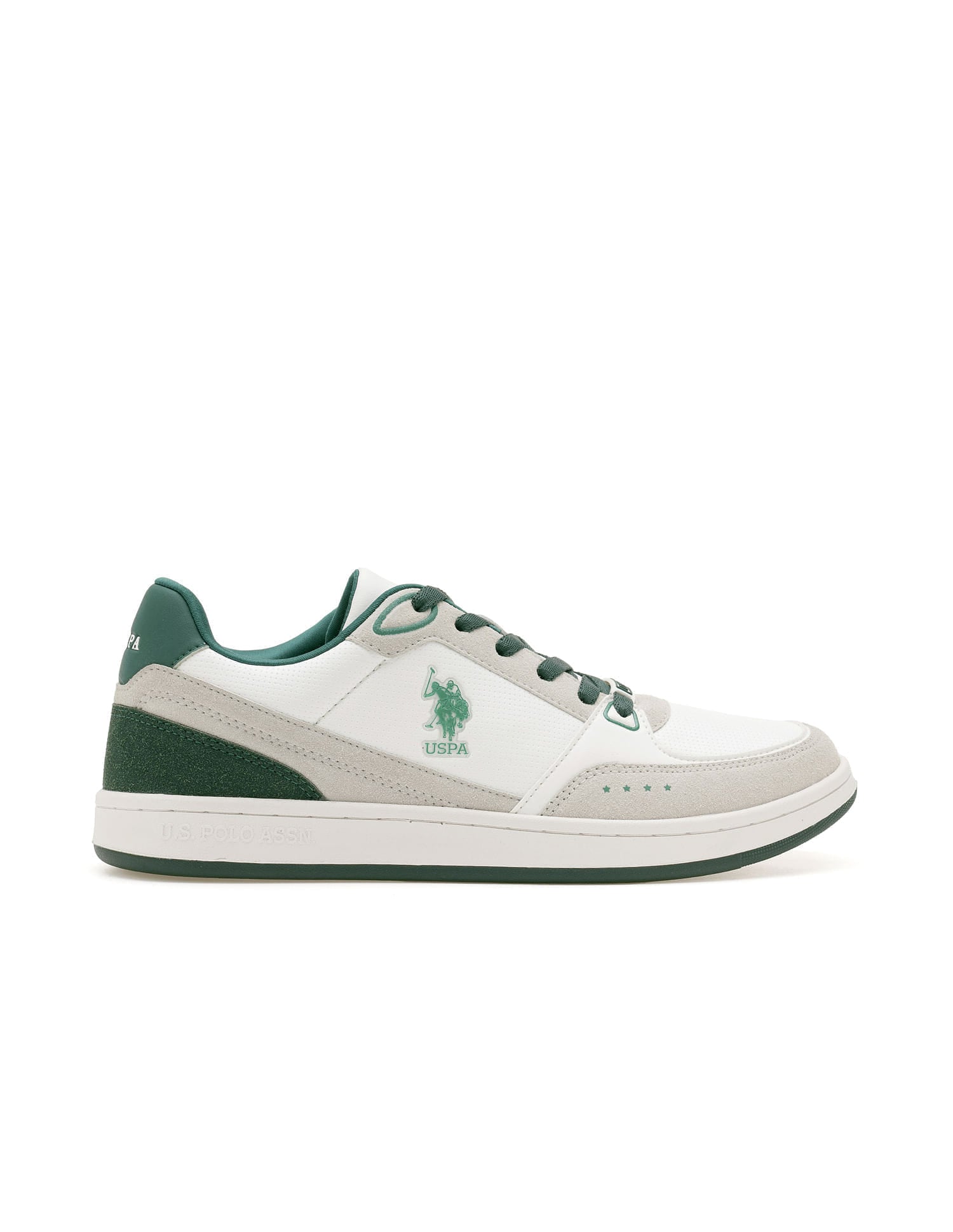 Landwin 3.0 Colourblocked Sneakers Green - U.S. Polo Assn. India | Large