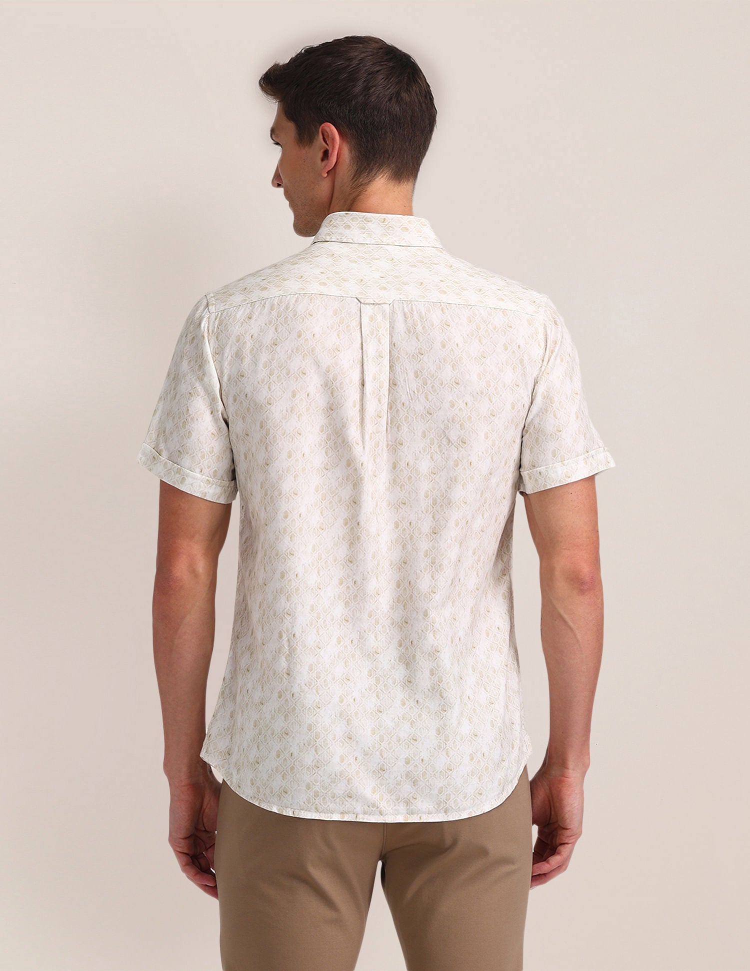 All Over Digital Print Shirt Yellow - U.S. Polo Assn. India | Large