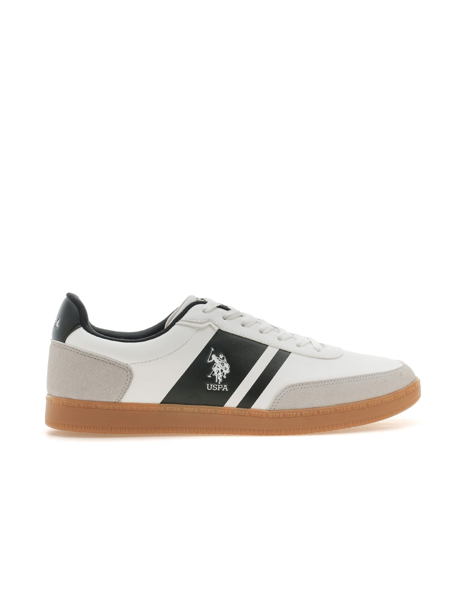 Men Hilton Colourblocked Sneakers White - U.S. Polo Assn. India | Large