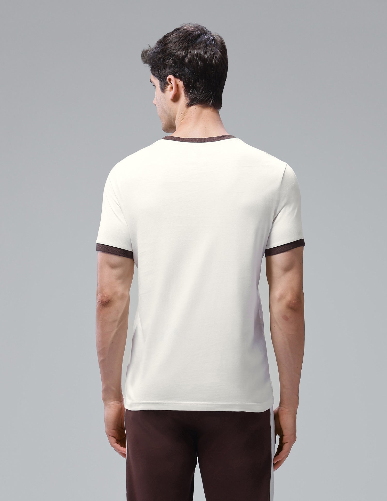Brand Printed Regular Fit Loungewear T-Shirt Vanilla Ice - U.S. Polo Assn. India | Large