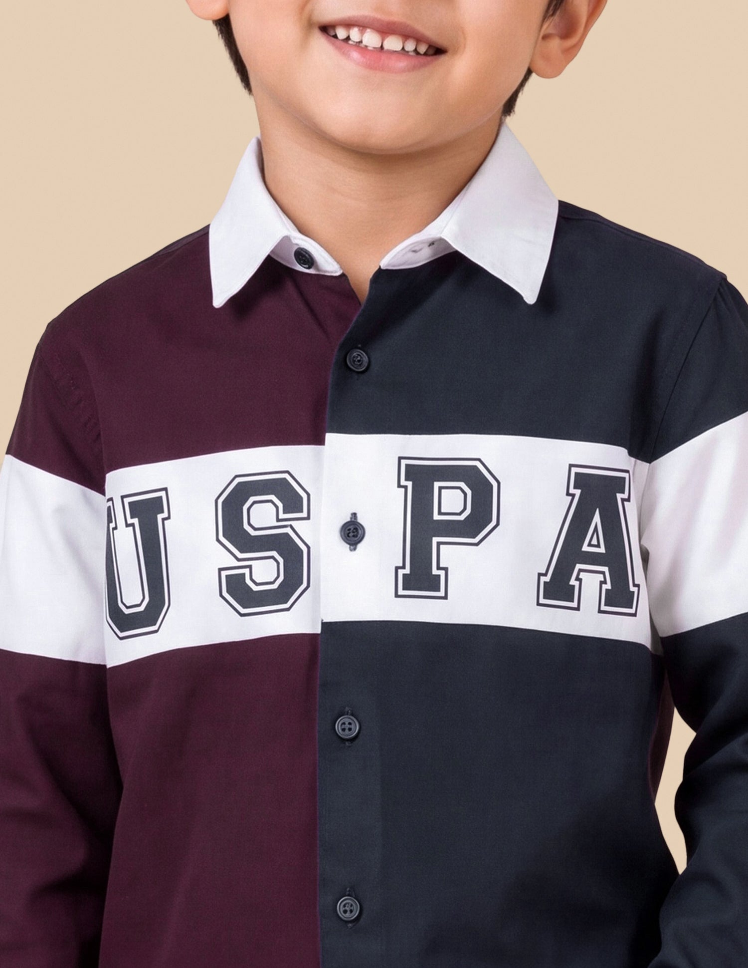 Brand Printed Oxford Shirt Red - U.S. Polo Assn. India | Large