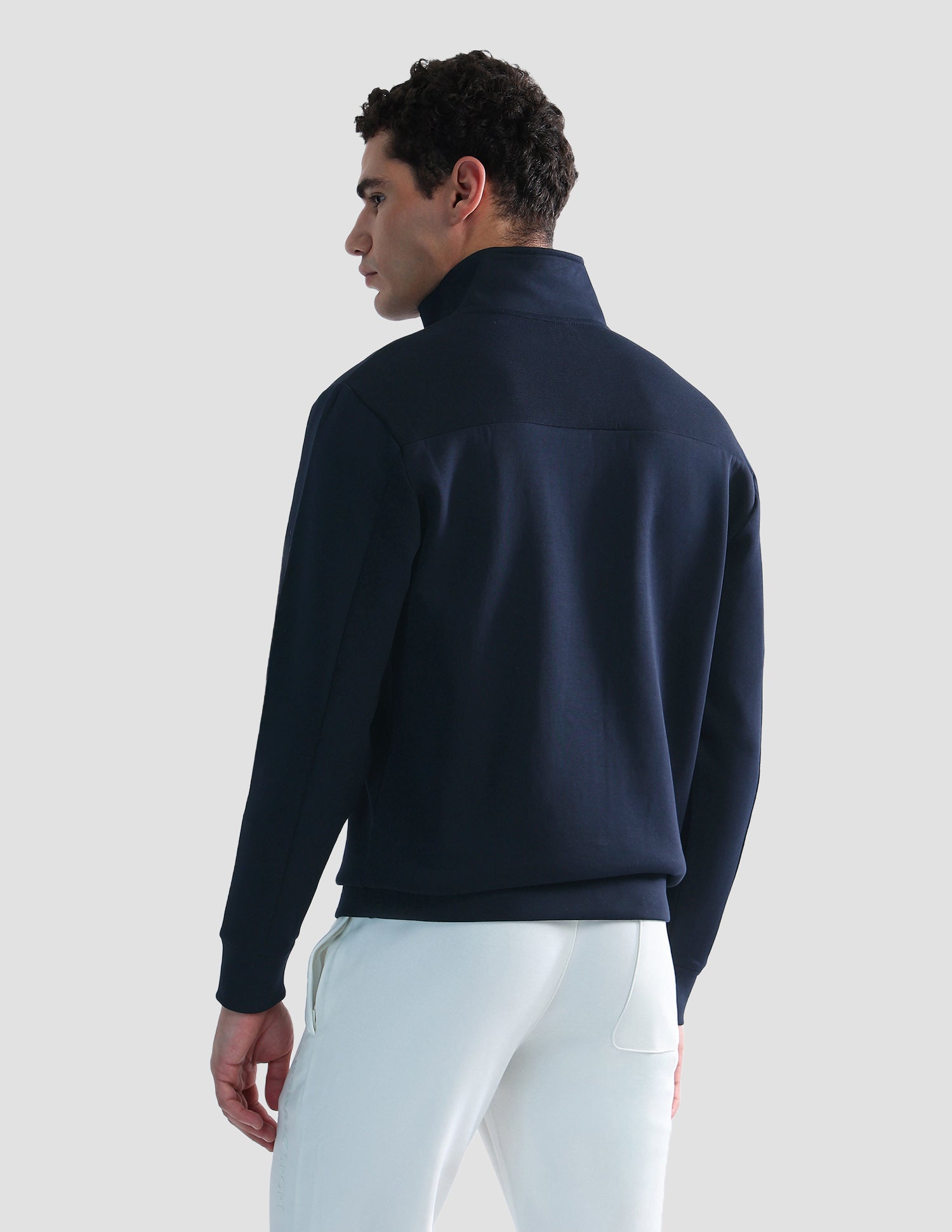 Regular Fit Solid Active Sweatshirt Navy - U.S. POLO ASSN. | Large