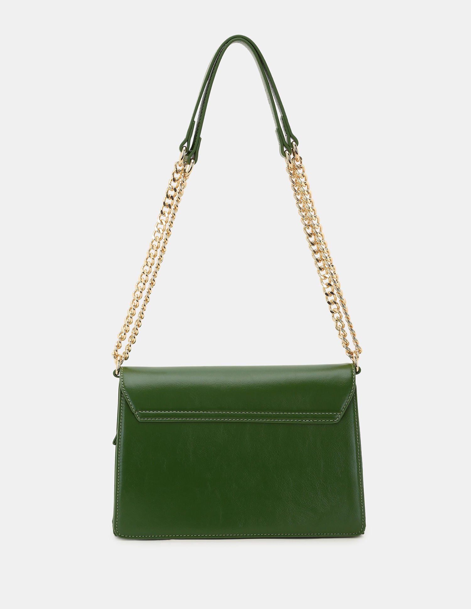 Women Bliss Sling Bag with Solid Structured Design Green - U.S. POLO ASSN. | Large