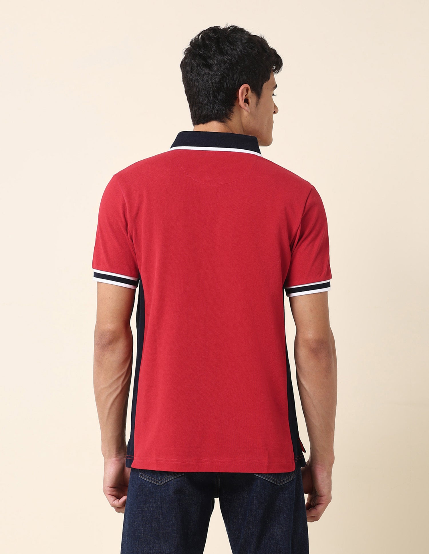 Pure Cotton Classic Polo Shirt Red - U.S. Polo Assn. India | Large