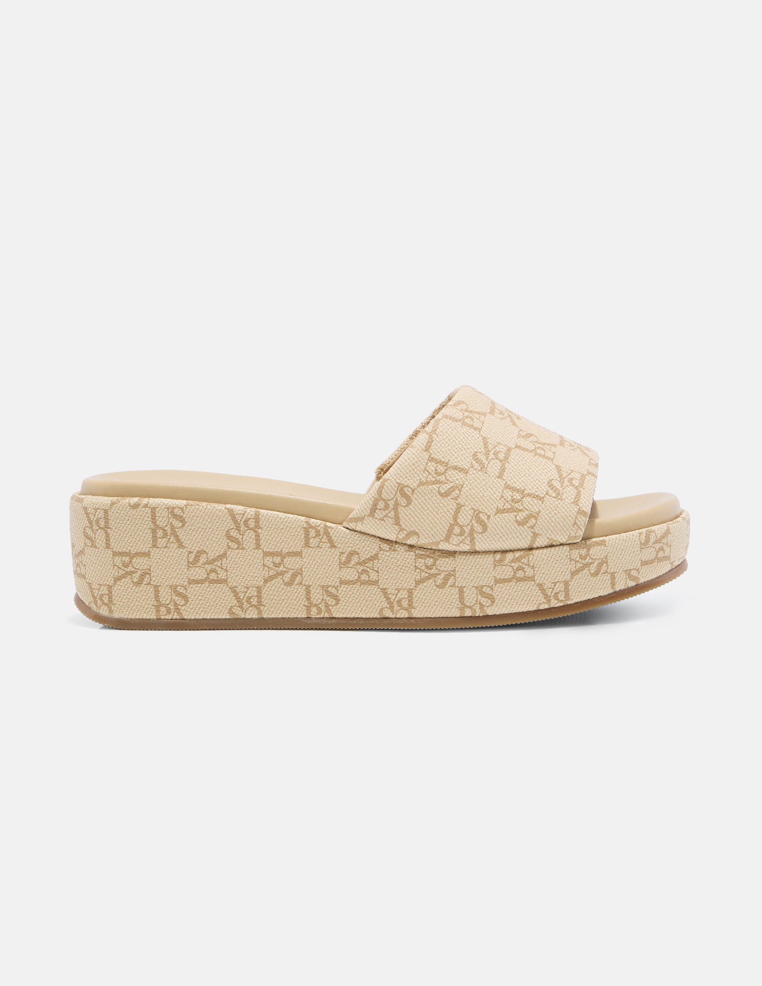 Broad Strap Tiana Platform Heels Beige - U.S. Polo Assn. India | Large