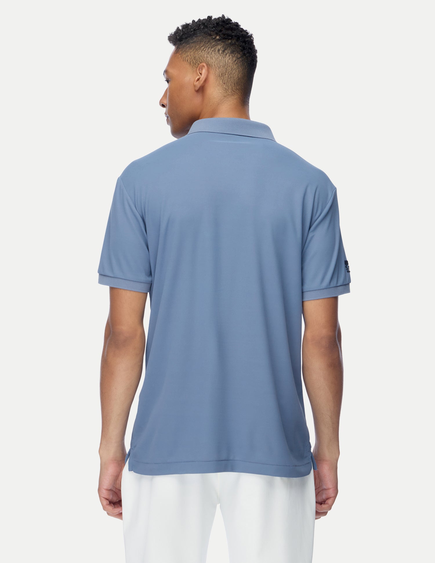 Solid Regular Fit Active Polo Shirt Blue - U.S. Polo Assn. India | Large