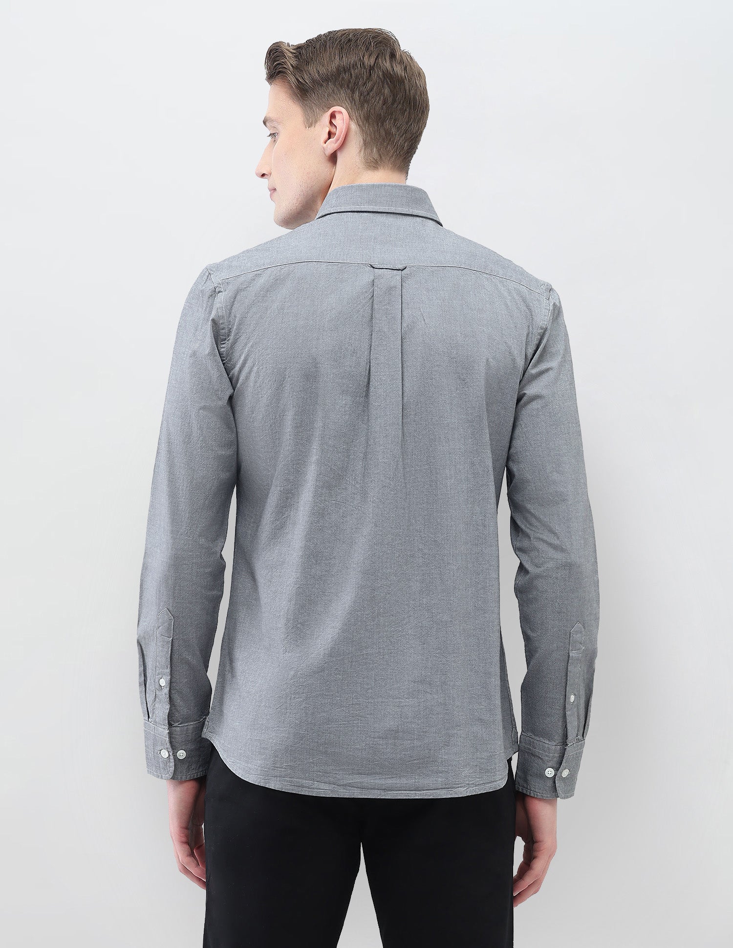 Casa De Campo Solid Shirt Dark Grey - U.S. Polo Assn. India | Large