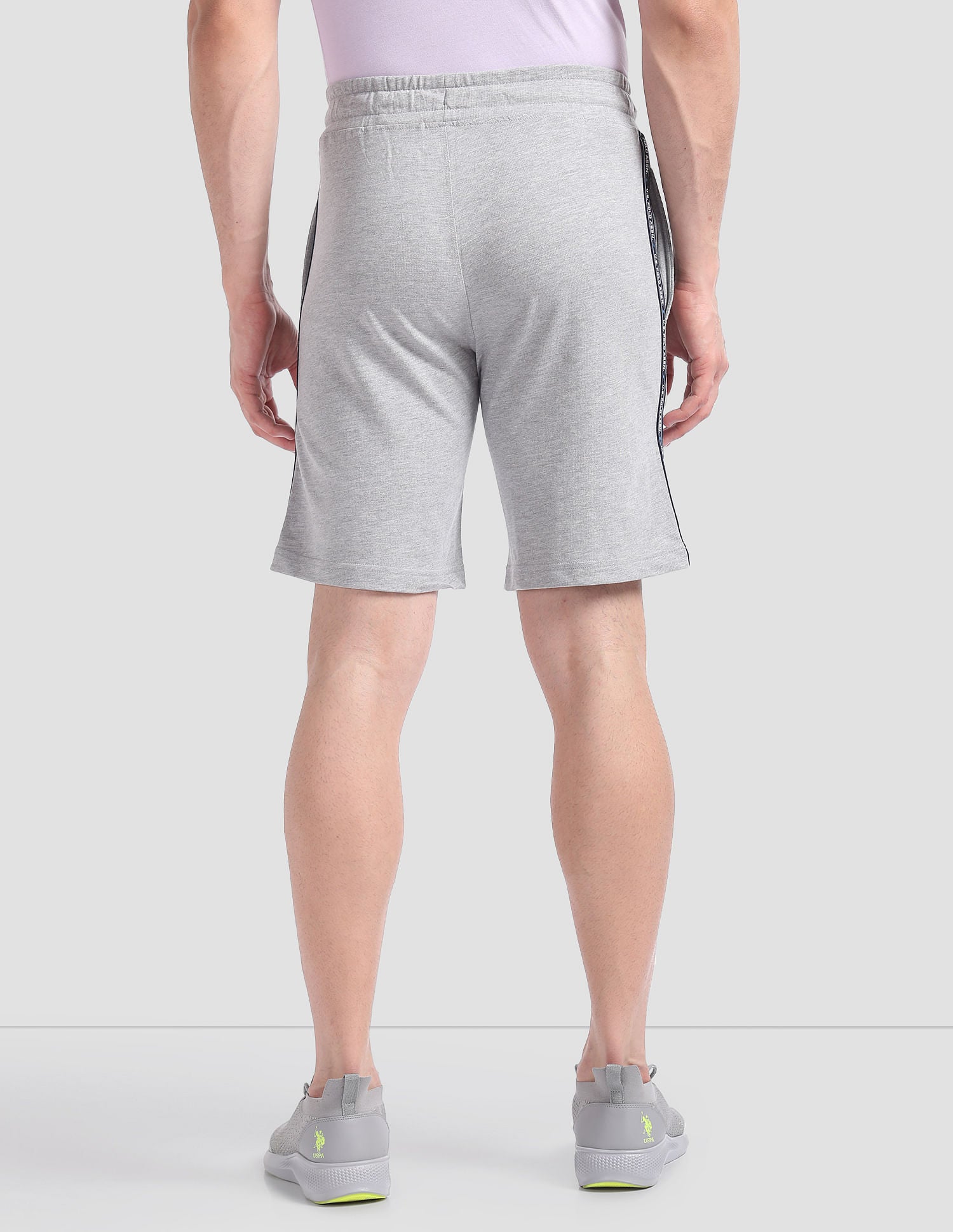 Statement LS003 Lounge Shorts - Pack Of 1 Grey - U.S. POLO ASSN. | Large