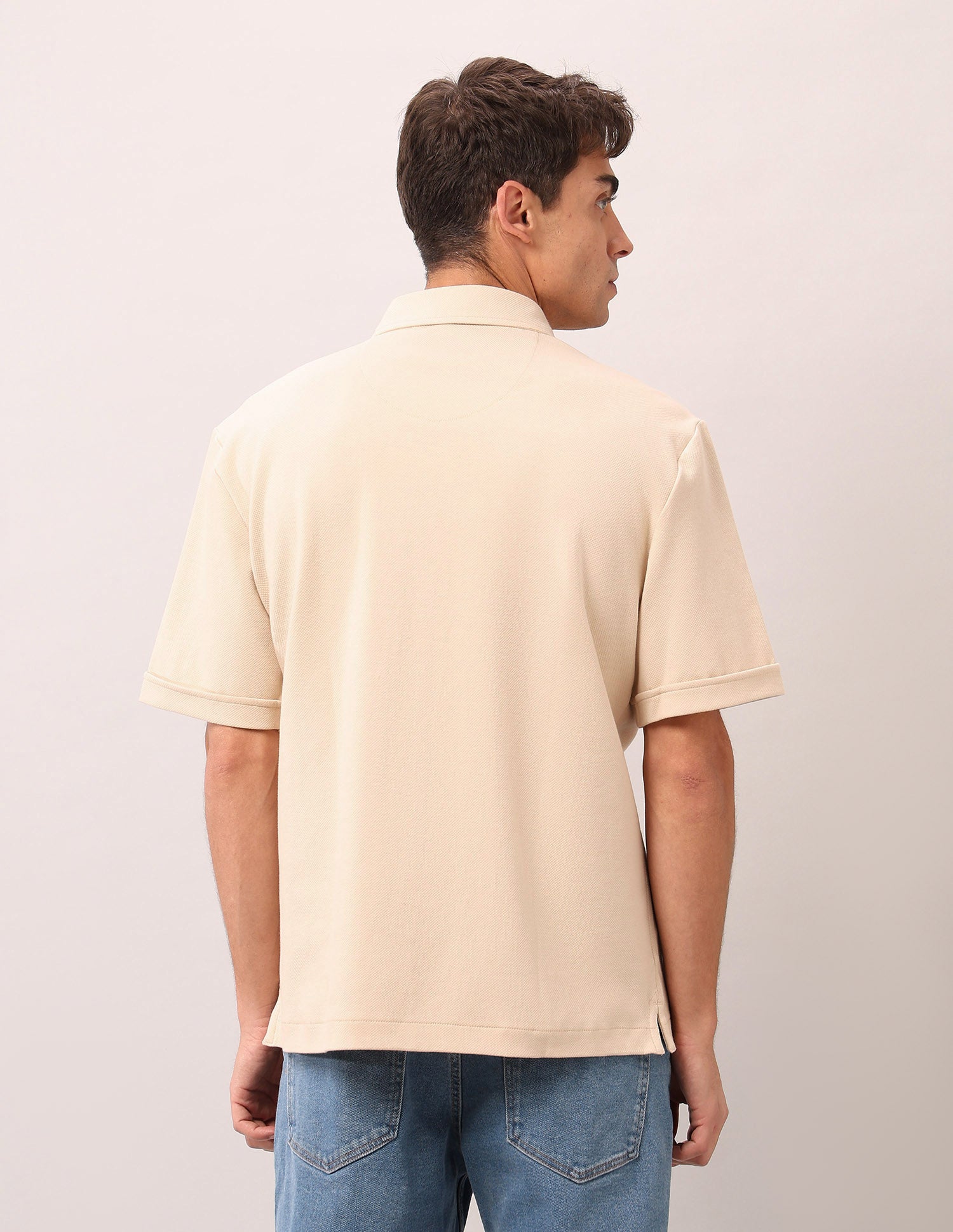 Relaxed Fit Aftergame  Shirt Ivory - U.S. Polo Assn. India | Large