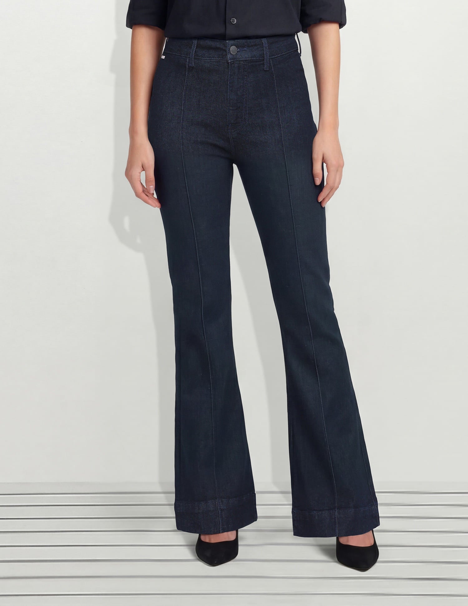 High Rise Flared Fit Jeans Blue - U.S. Polo Assn. India | Large