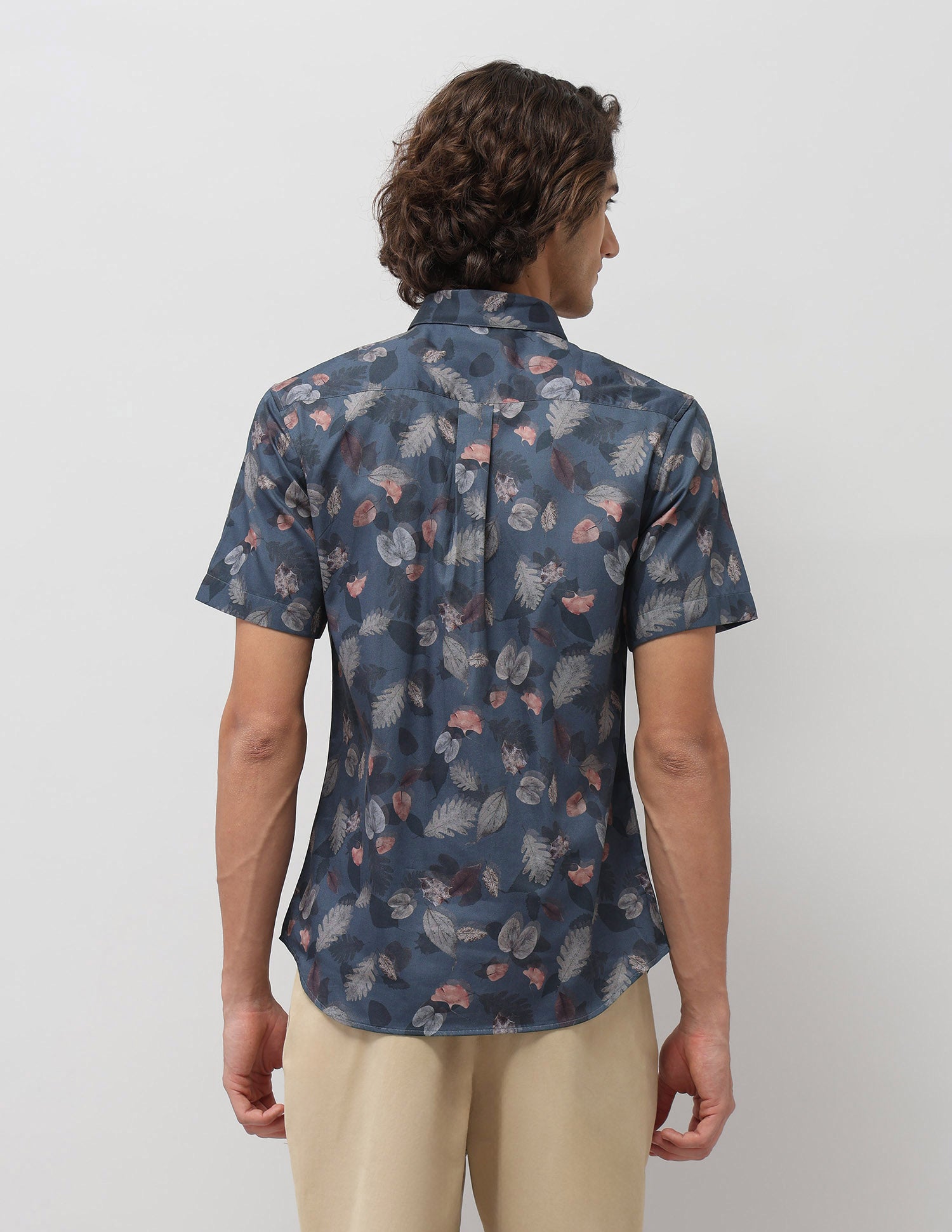 Tailored Fit Satin Shirt Blue - U.S. POLO ASSN. | Large