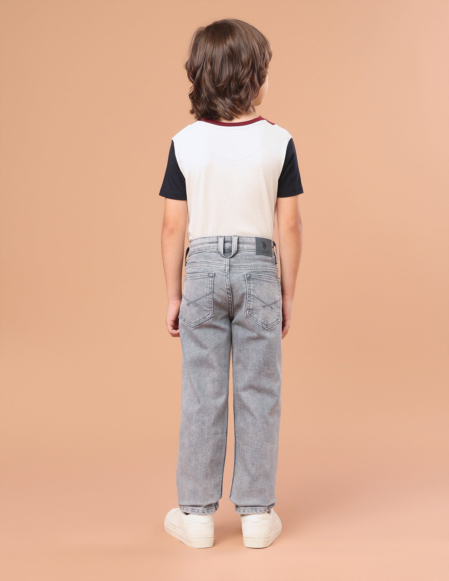 Mid Rise Slim Fit Jeans Grey - U.S. Polo Assn. India | Large