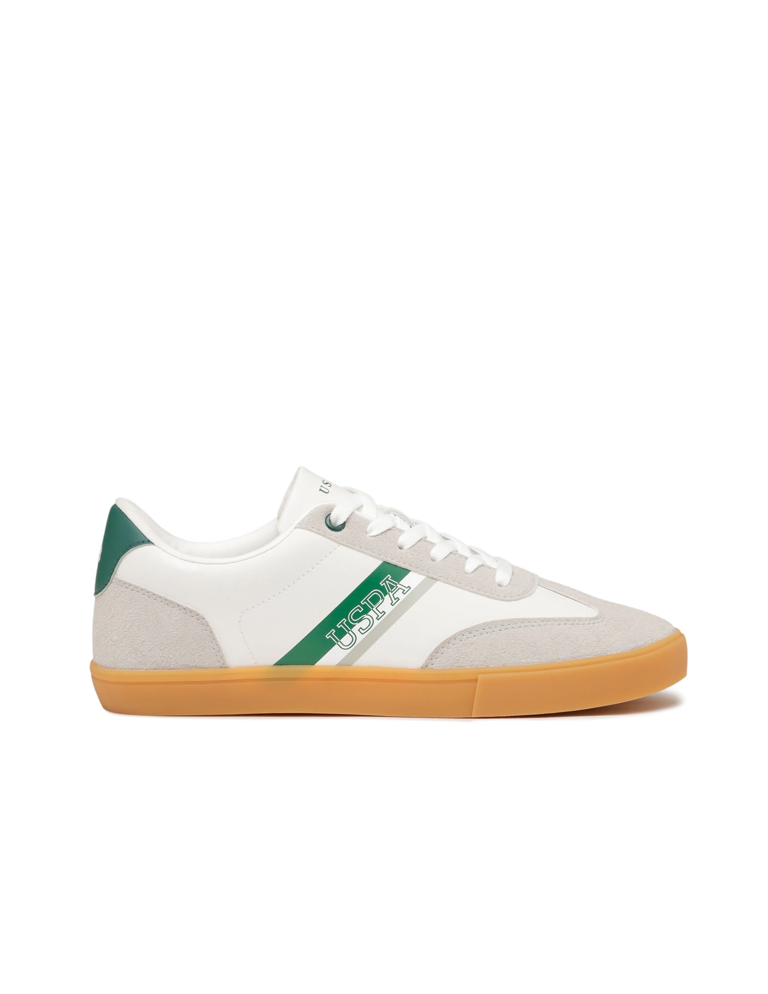 Men Hamet 2.0 Striped Sneakers Off White - U.S. Polo Assn. India | Large