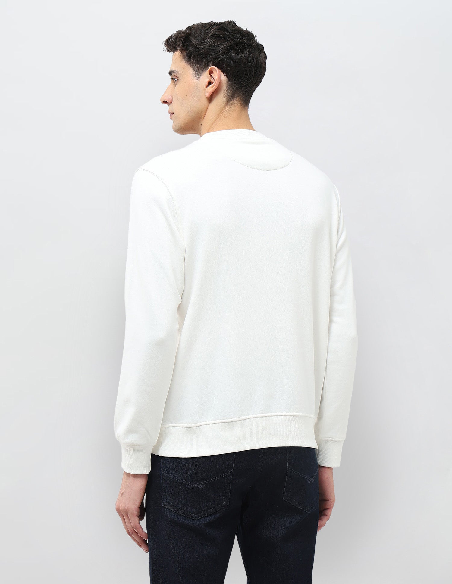 Graphic Printed Regular Fit Sweatshirt Ivory - U.S. POLO ASSN. | Large