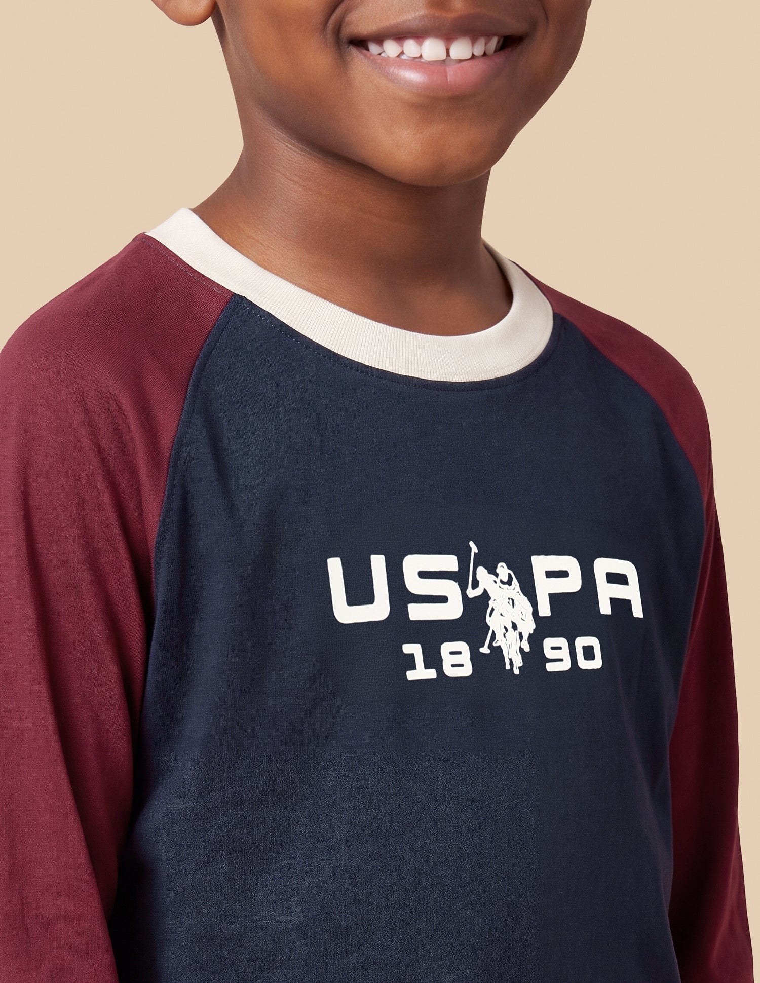 Brand Printed Regular Fit T-Shirt Navy - U.S. Polo Assn. India | Large